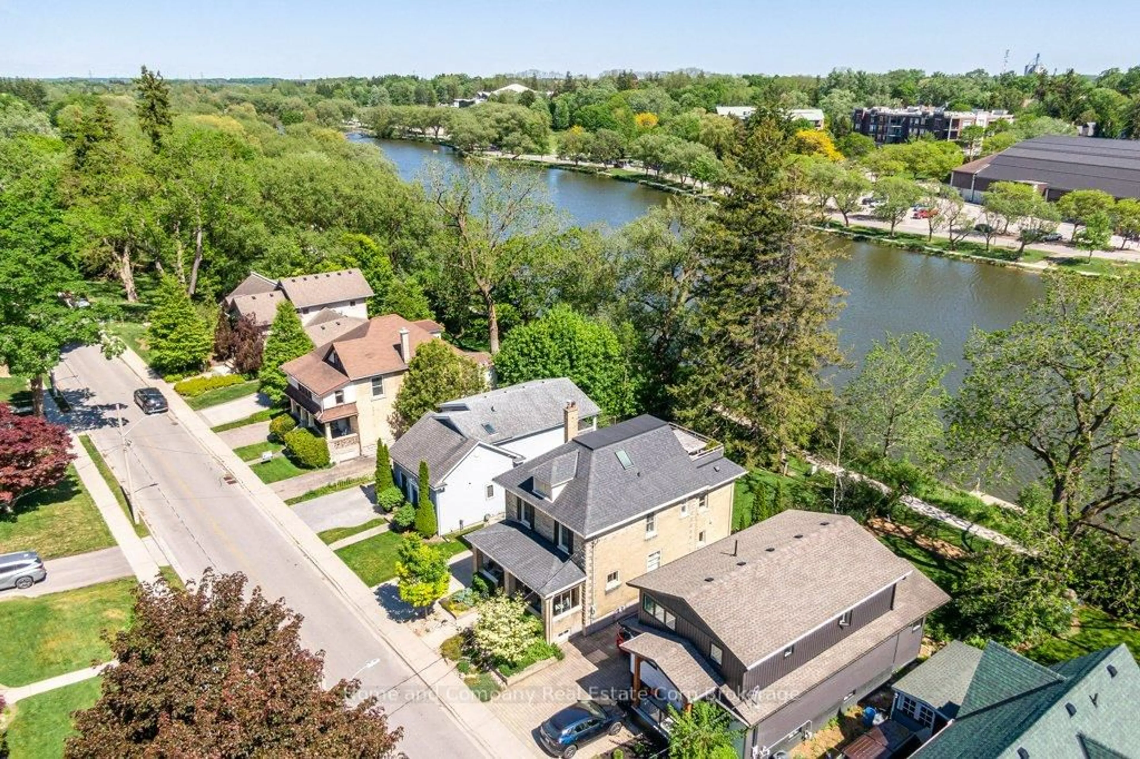 A pic from outside/outdoor area/front of a property/back of a property/a pic from drone, water/lake/river/ocean view for 227 William St, Stratford Ontario N5A 4Y2