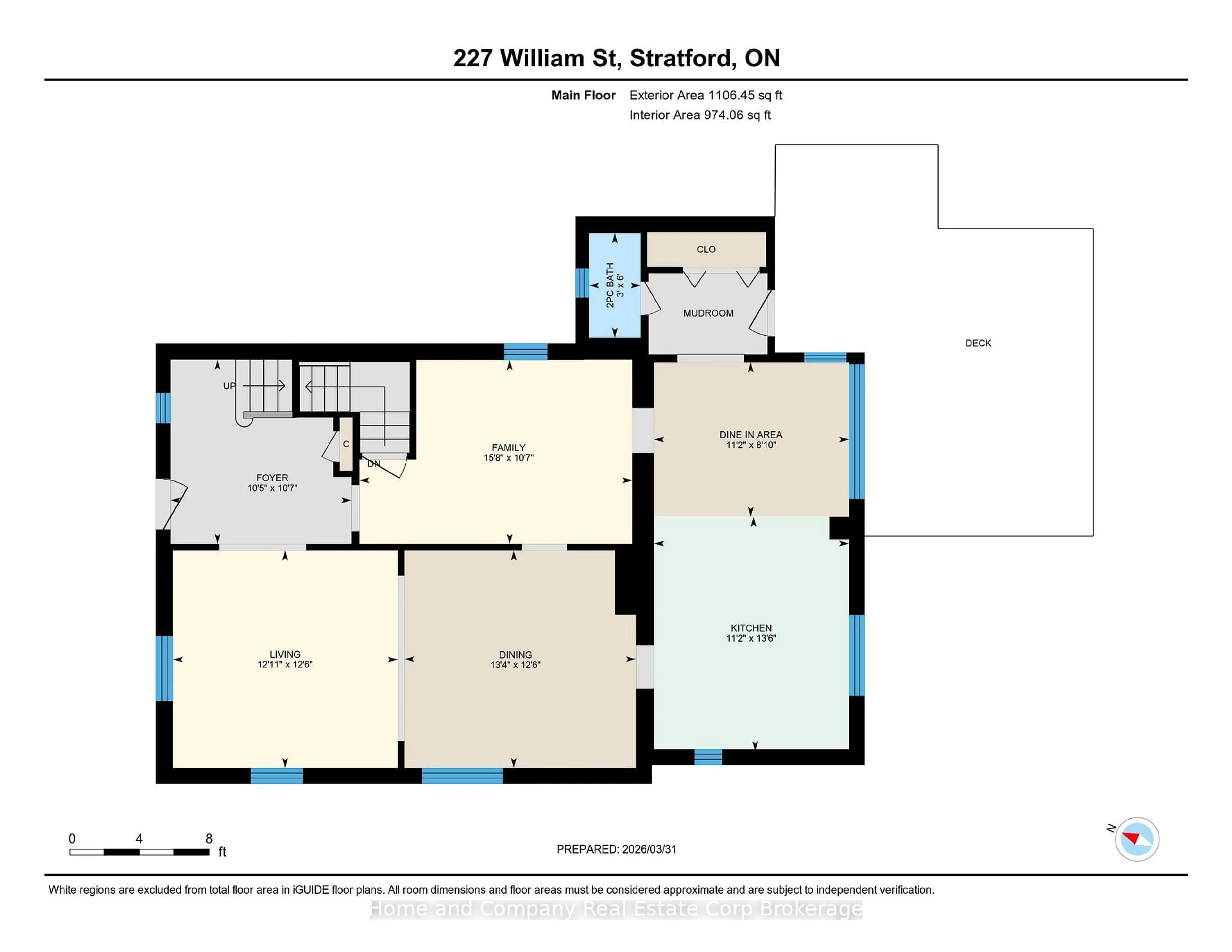 Floor plan for 227 William St, Stratford Ontario N5A 4Y2