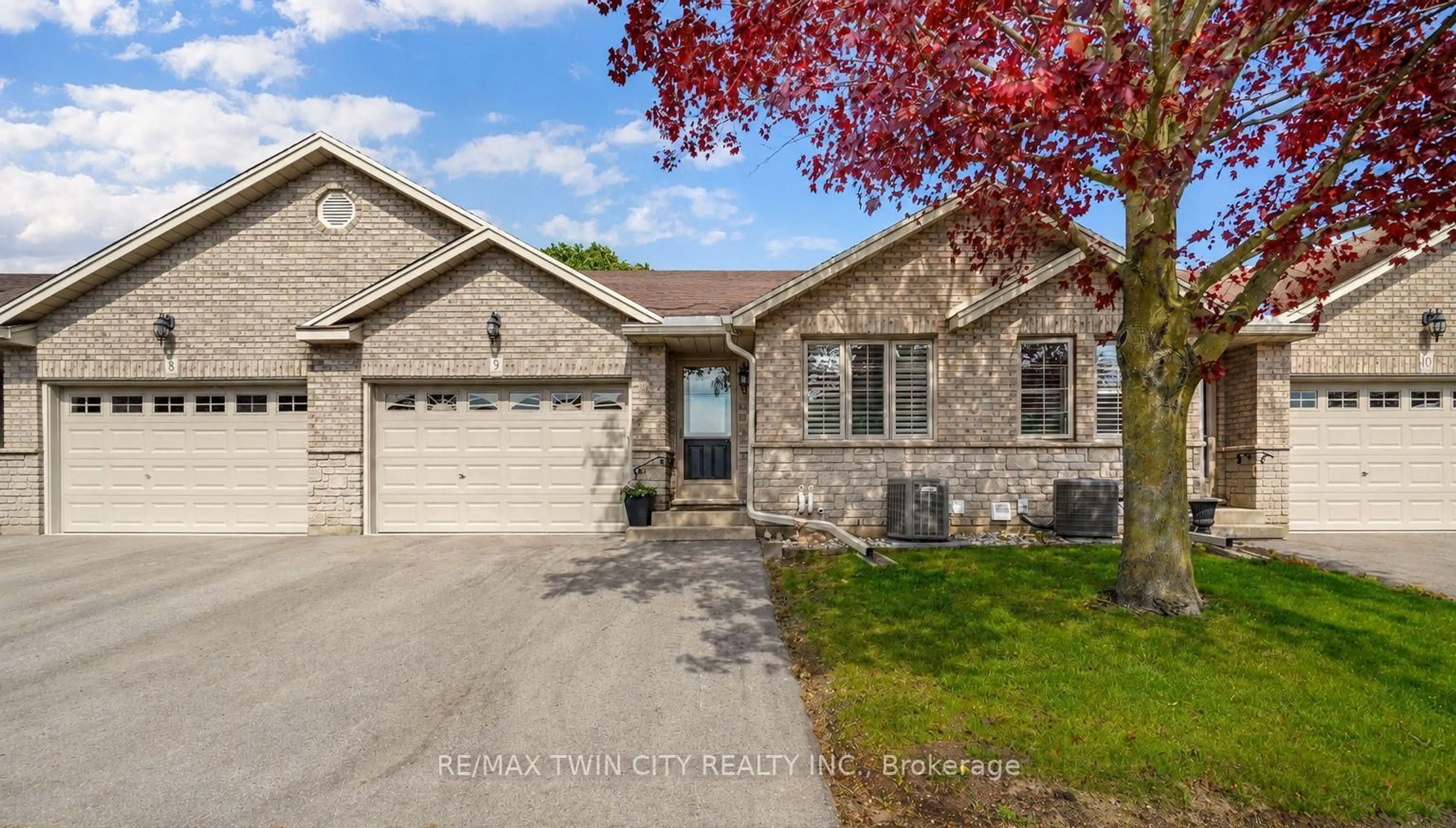 Home with brick exterior material, street for 24 Griffiths Dr #9, Brant Ontario N3L 4C5
