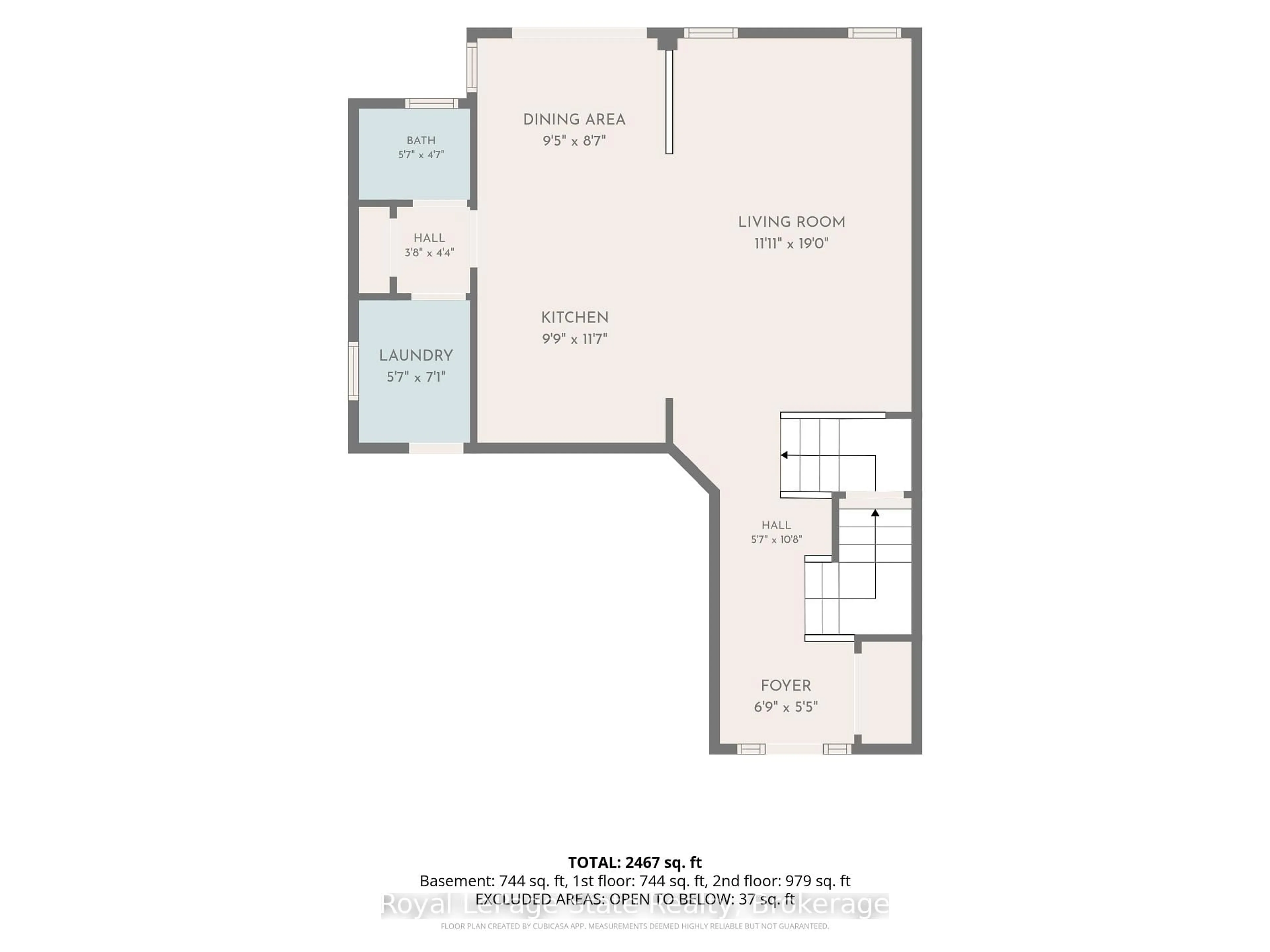 Floor plan for 389 Murray St, Grimsby Ontario L3M 0C7