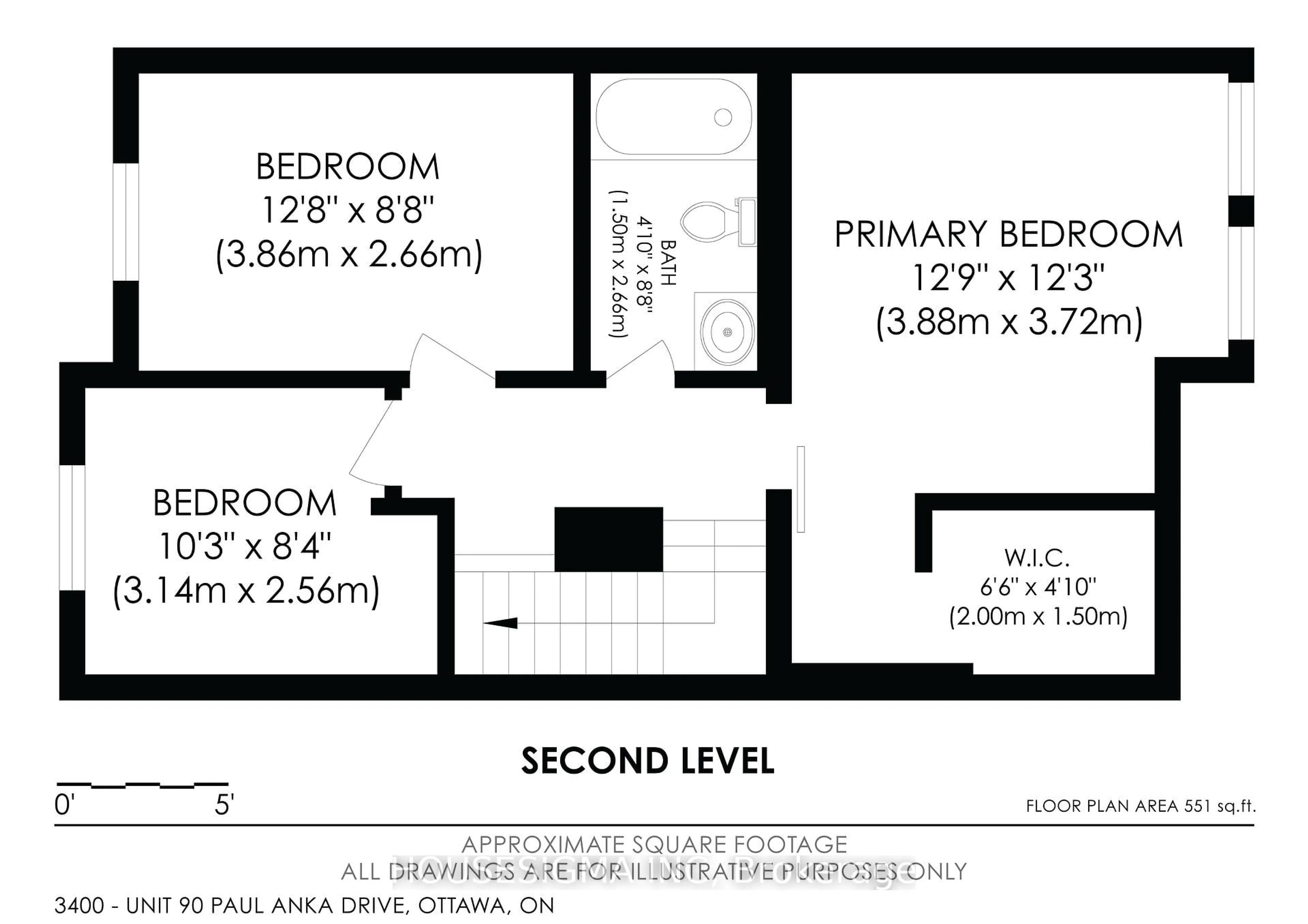 Floor plan for 3400 Paul Anka Dr #90, Ottawa Ontario K1V 0C9