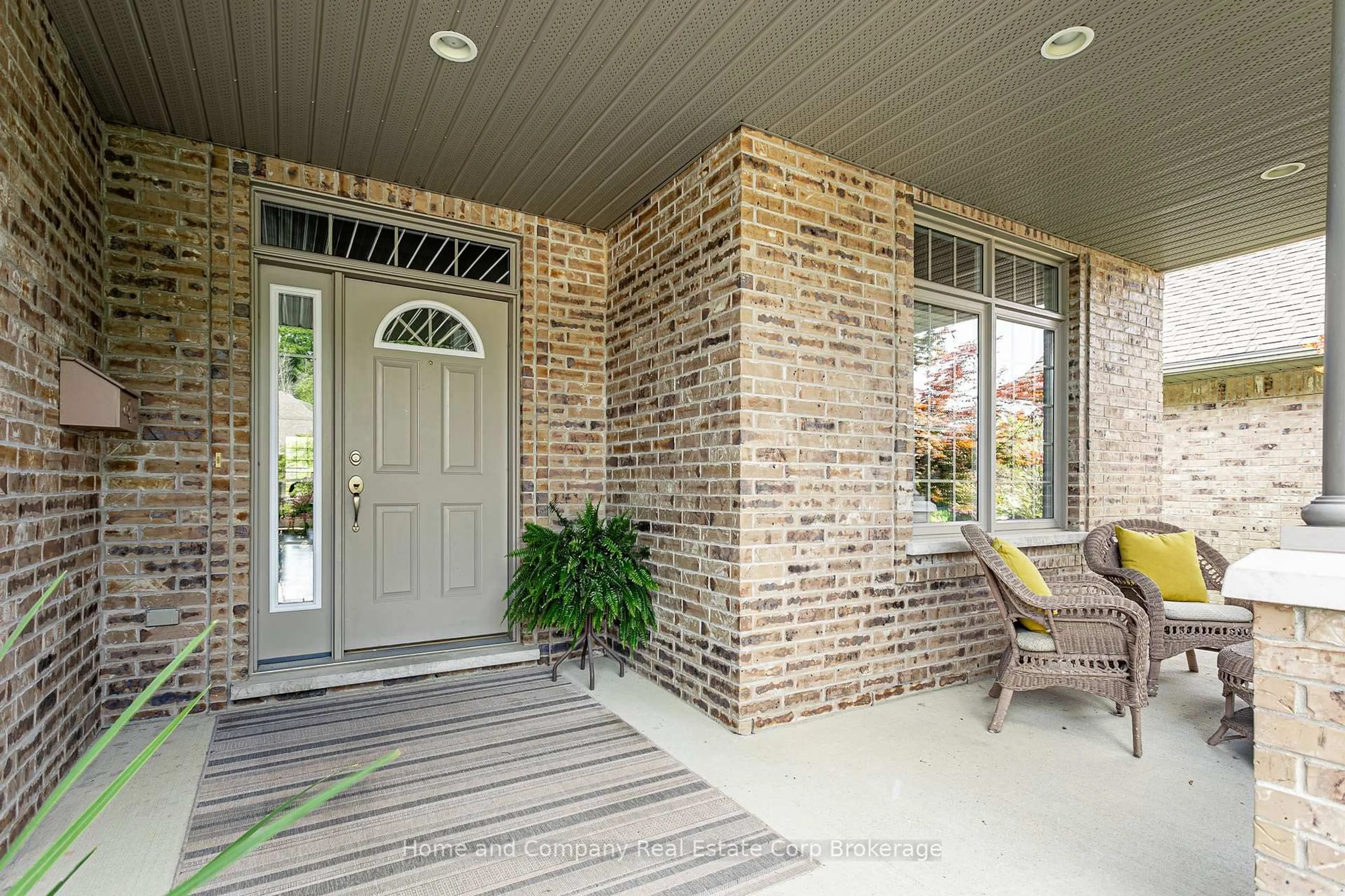 Home with brick exterior material, street for 23 North Pointe Dr, Stratford Ontario N5A 8C3