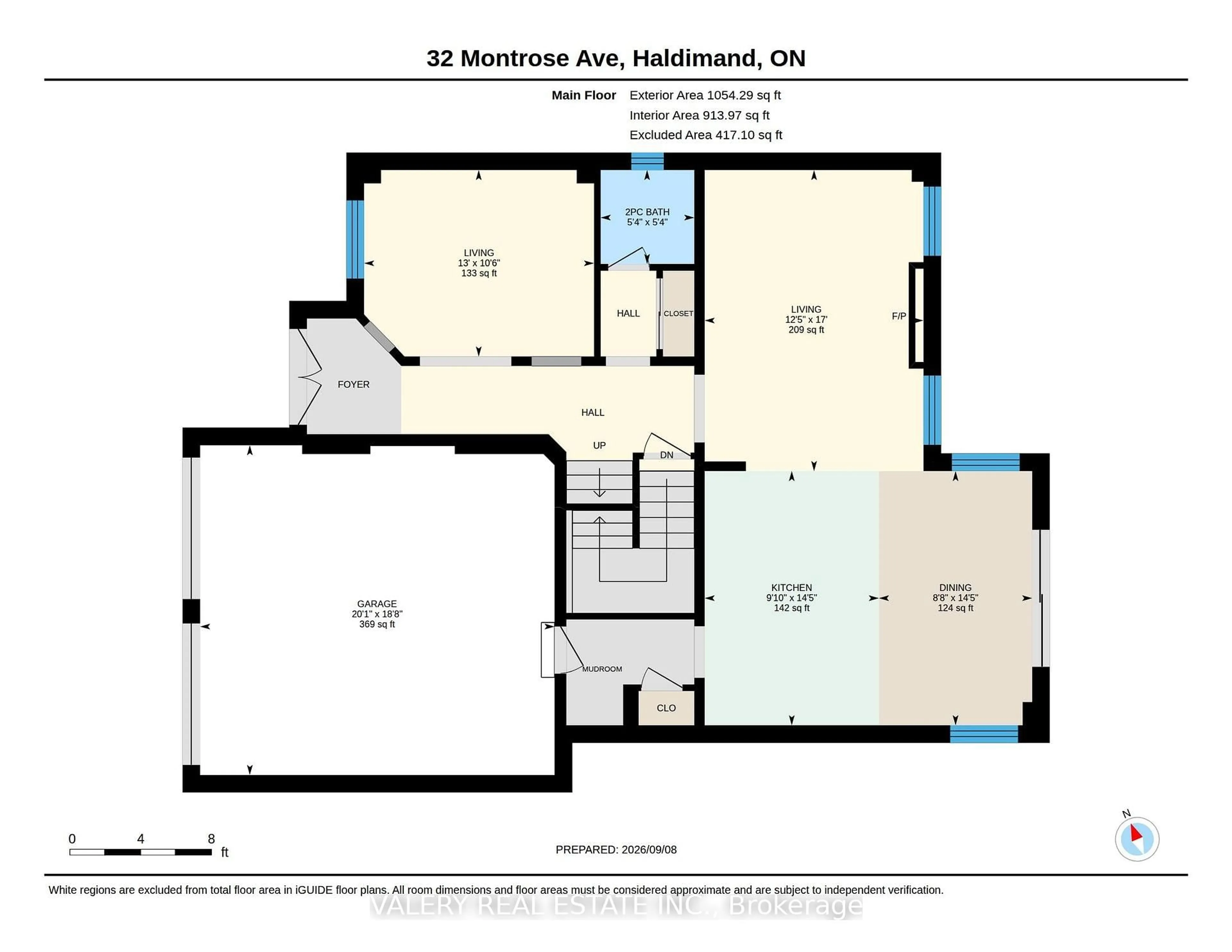 Floor plan for 32 Montrose Ave, Haldimand Ontario N3W 0B9