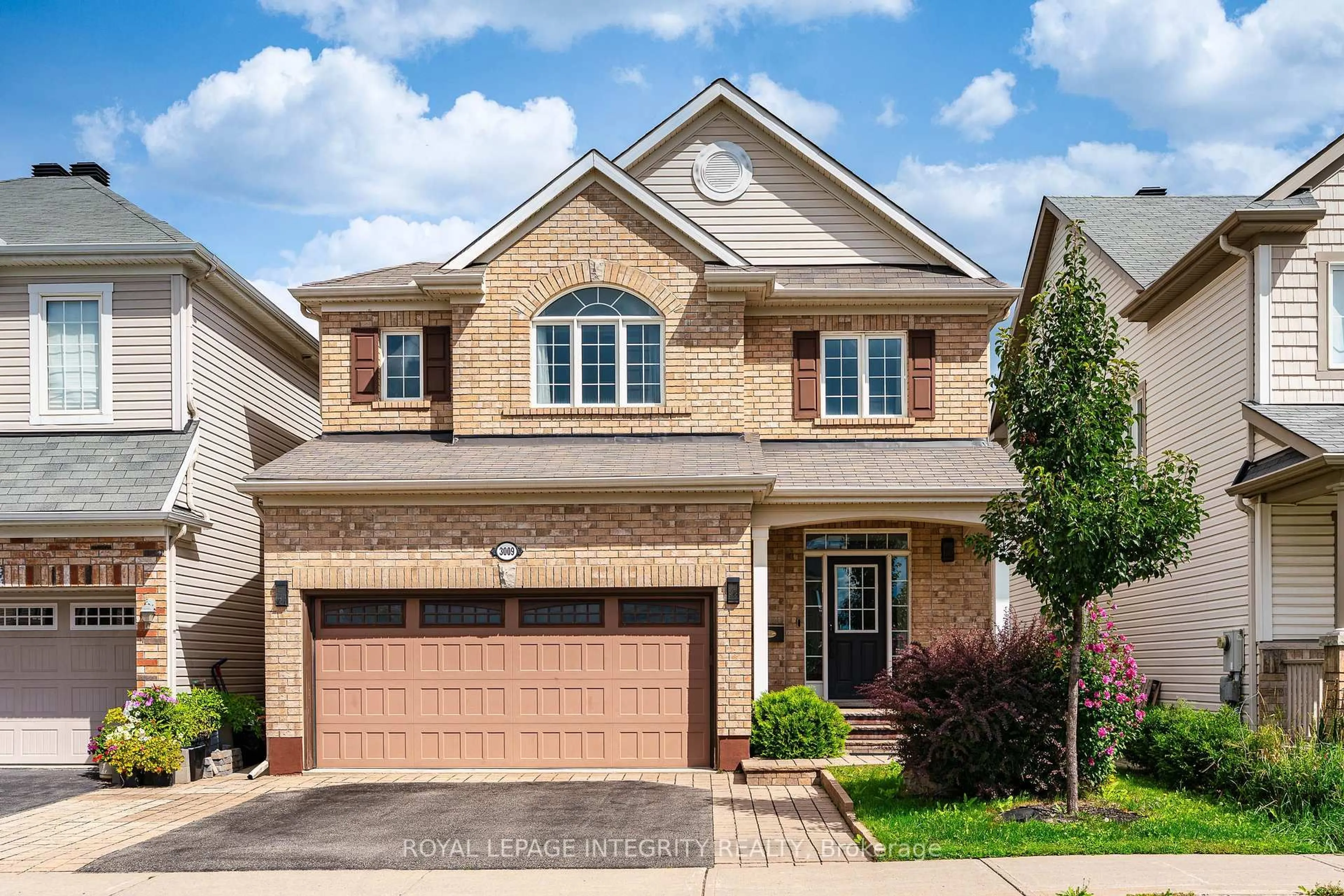 Home with brick exterior material, street for 3009 Freshwater Way, Ottawa Ontario K2J 5J8