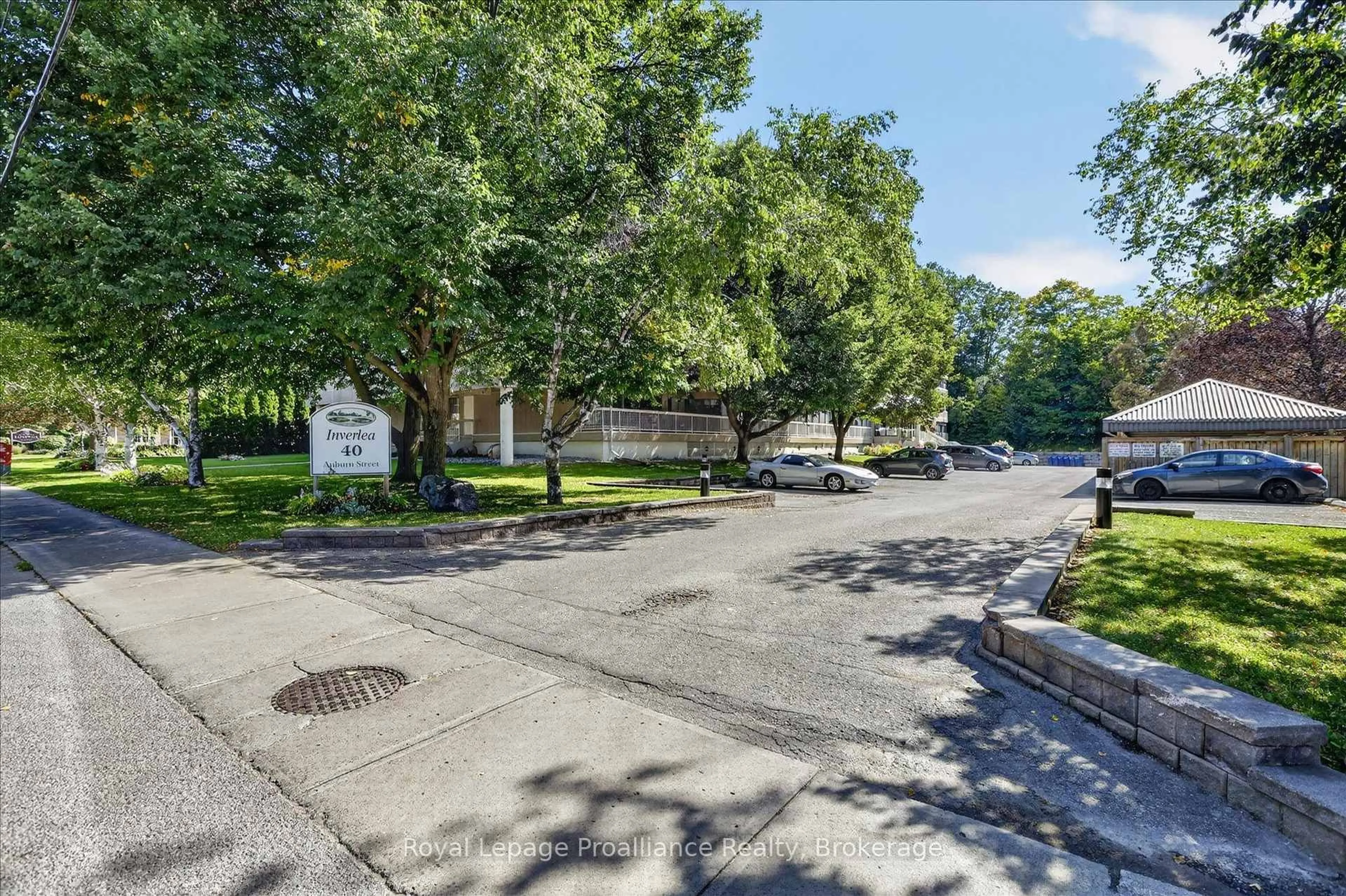 A pic from outside/outdoor area/front of a property/back of a property/a pic from drone, street for 40 Auburn St #408, Peterborough Ontario K9H 2G2