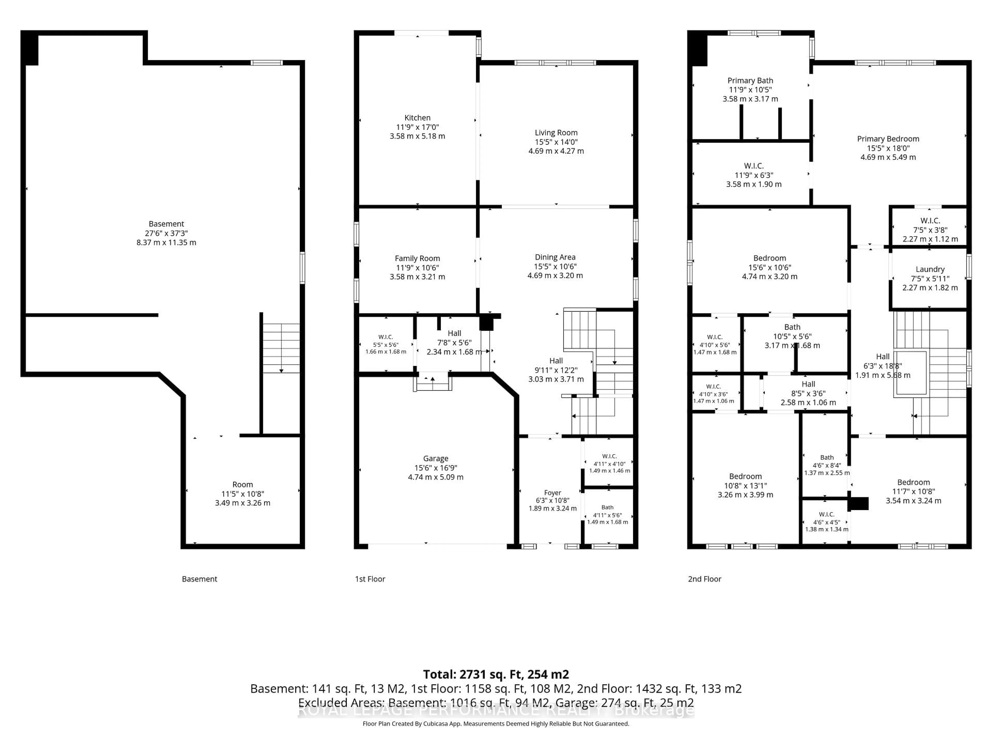 Floor plan for 66 Baldcypress Way, Ottawa Ontario K2V 0N6