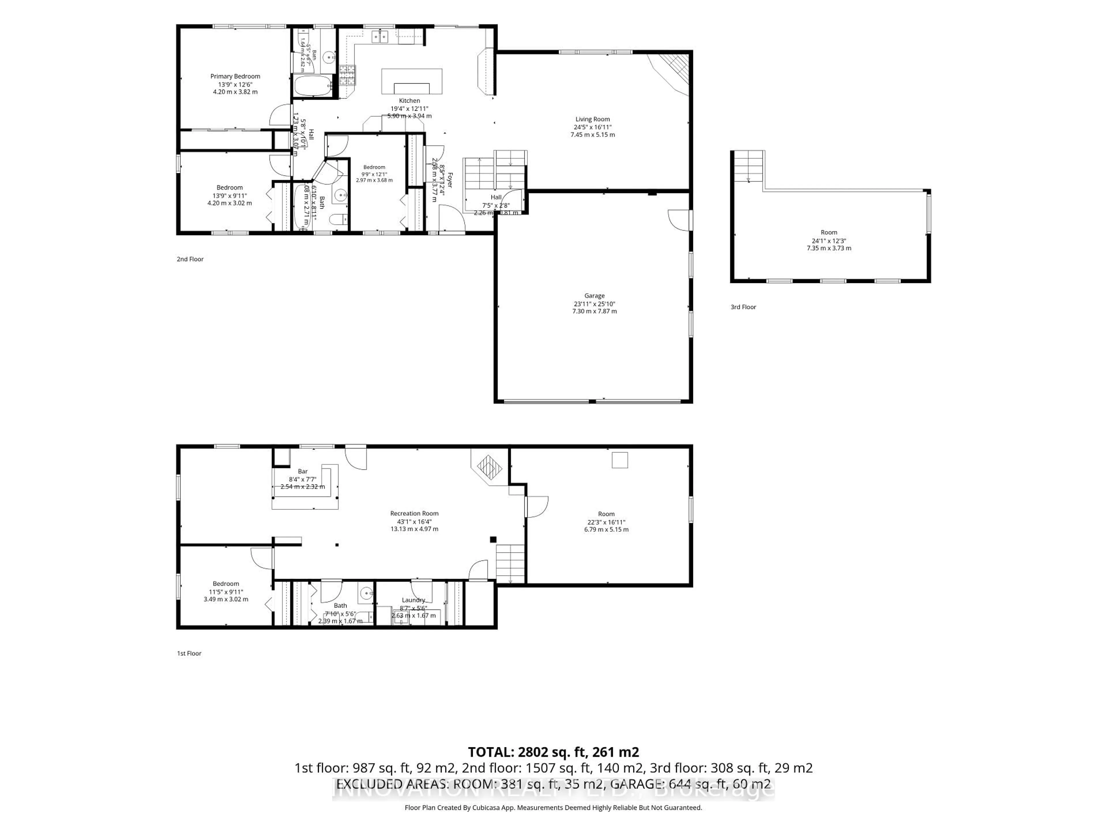 Floor plan for 956 Bayview Dr, Ottawa Ontario K0A 3M0