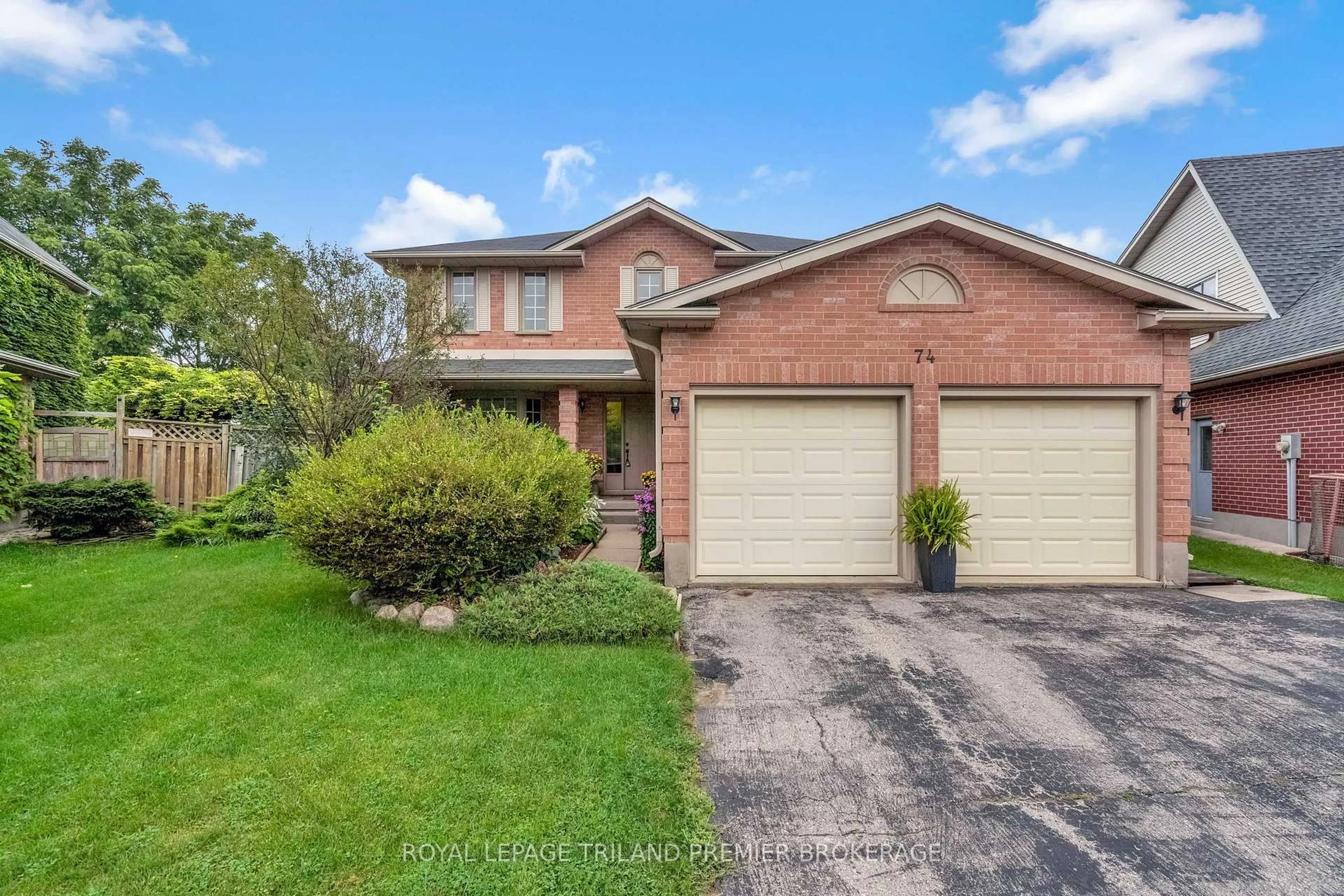 Home with brick exterior material, street for 74 Napoleon Dr, London East Ontario N5V 4A9