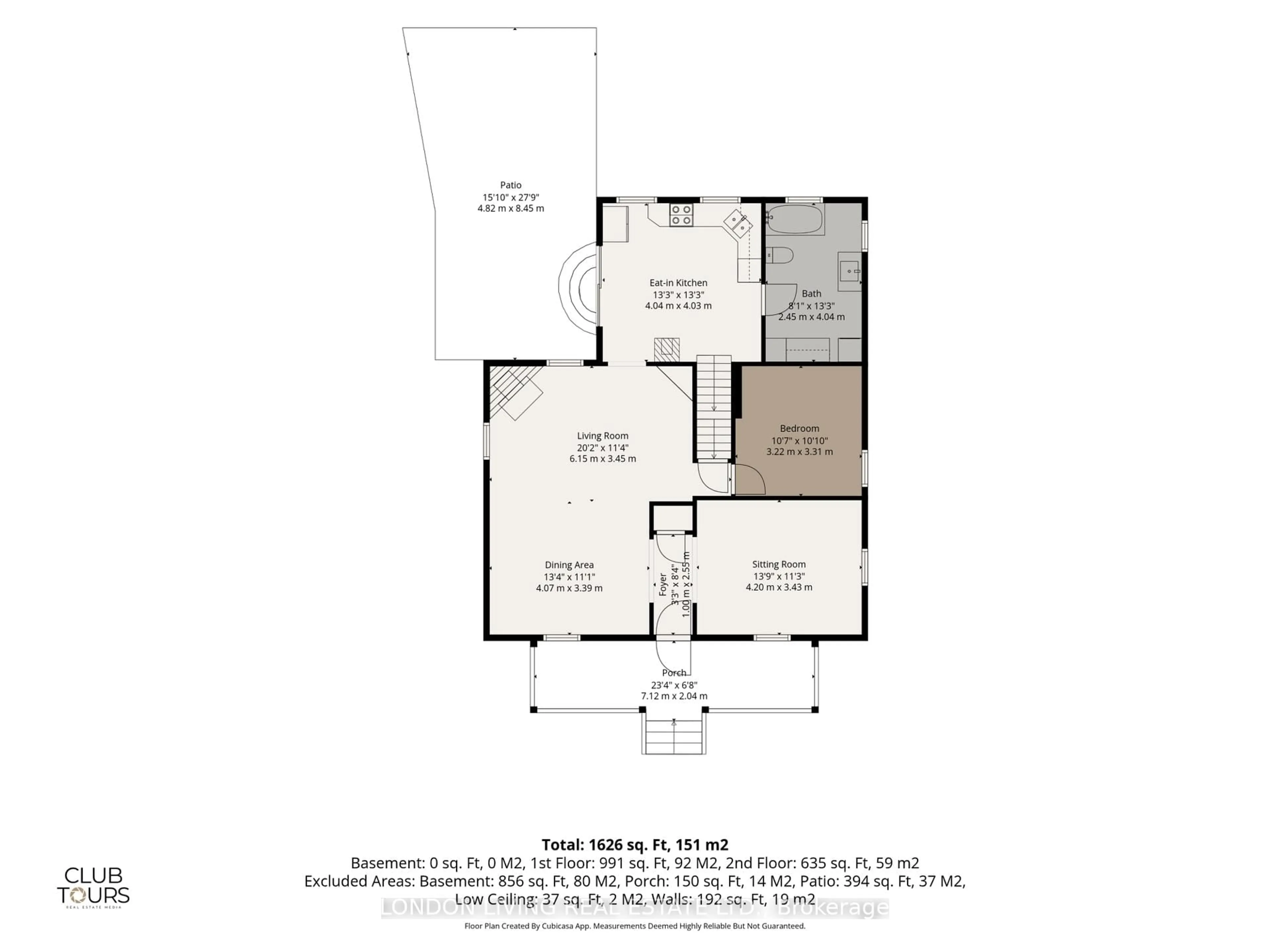 Floor plan for 24 Centre St, St. Thomas Ontario N5R 2Z2