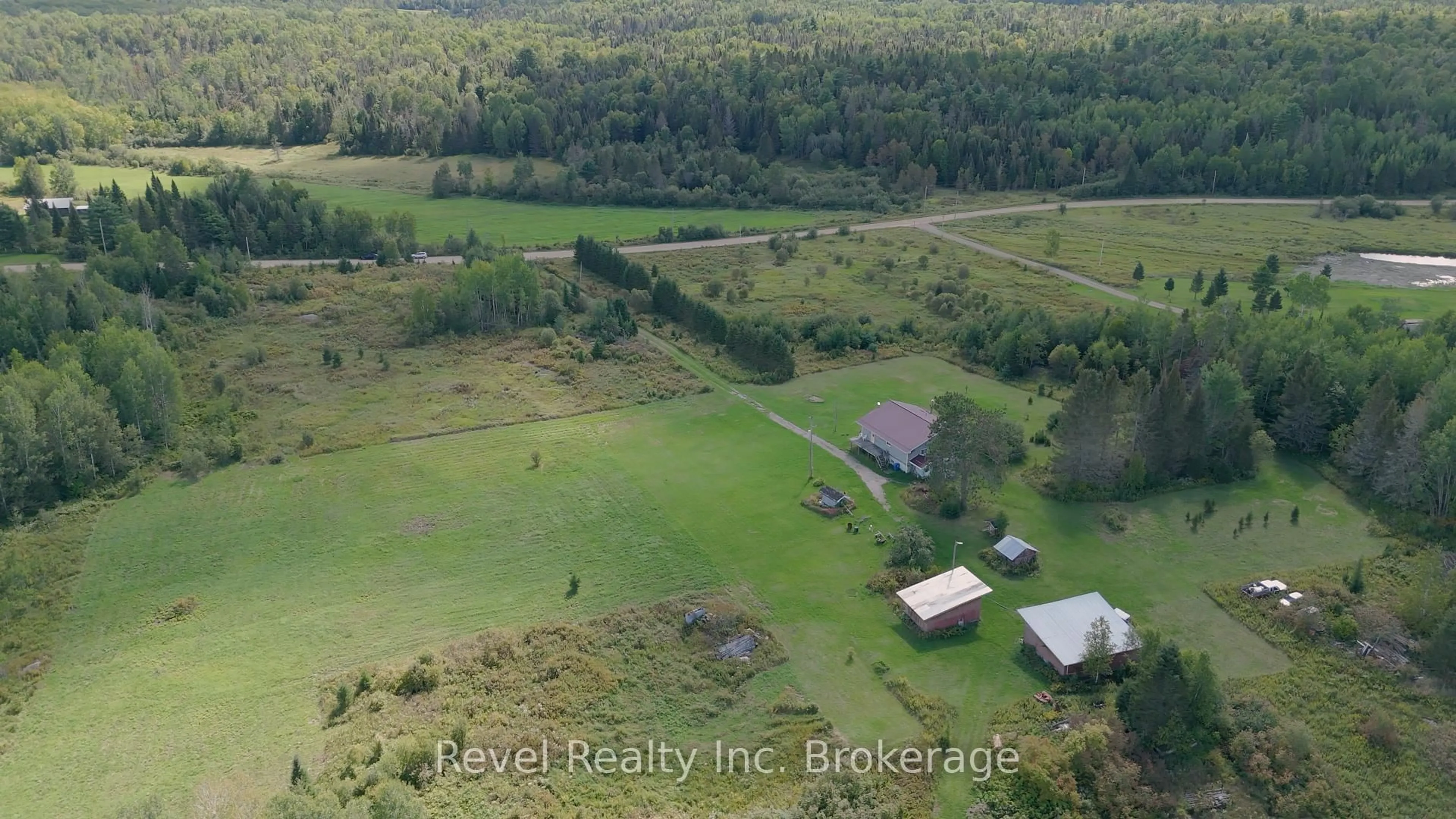 A pic from outside/outdoor area/front of a property/back of a property/a pic from drone, unknown for 2395 Papineau Rd, Papineau-Cameron Ontario P0H 1V0