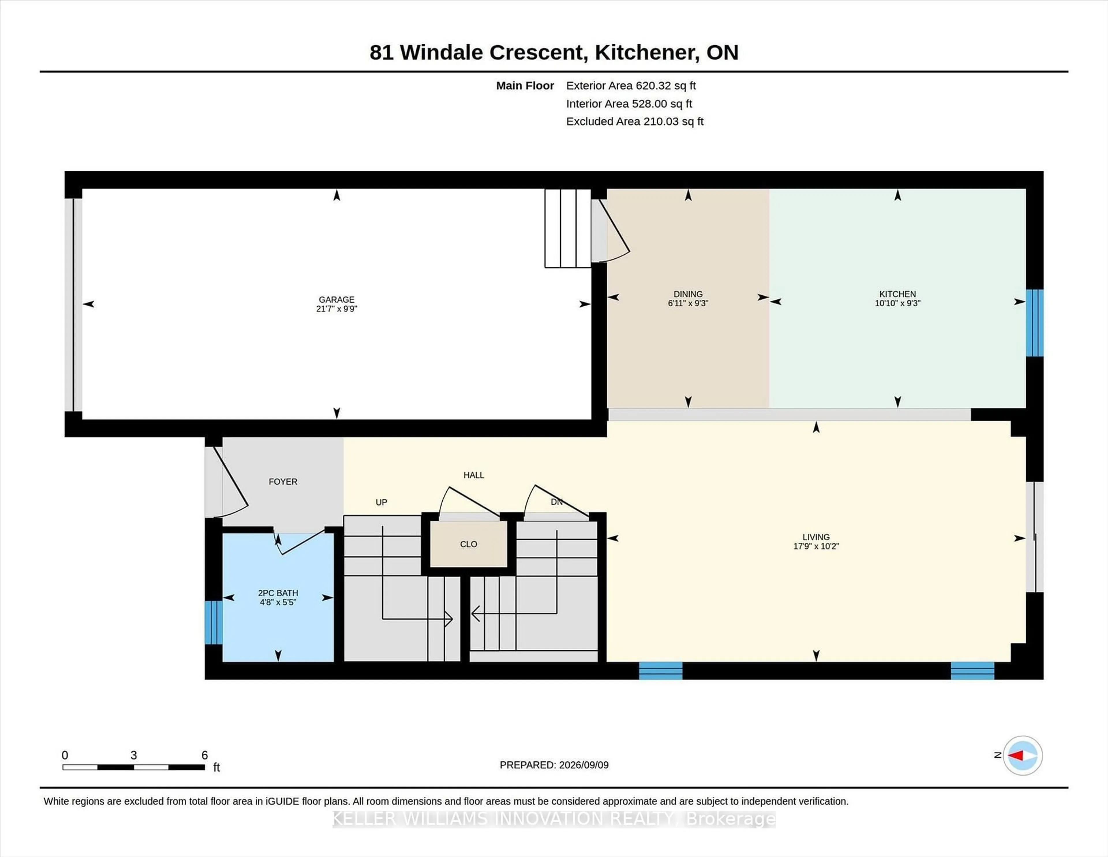 Floor plan for 81 Windale Cres, Kitchener Ontario N2E 3H4