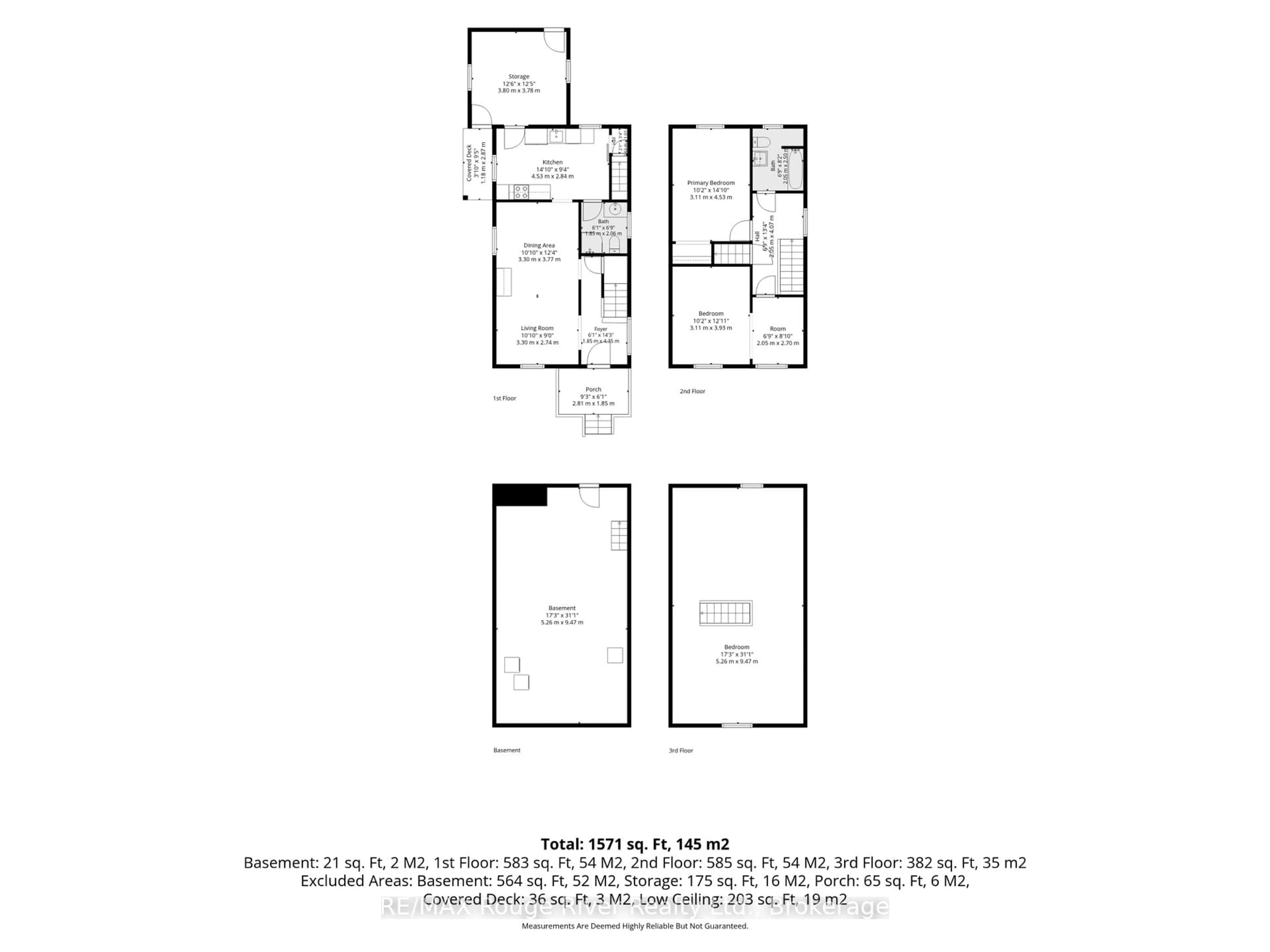 Floor plan for 278 Dalhousie St, Peterborough Ontario K9J 2M4