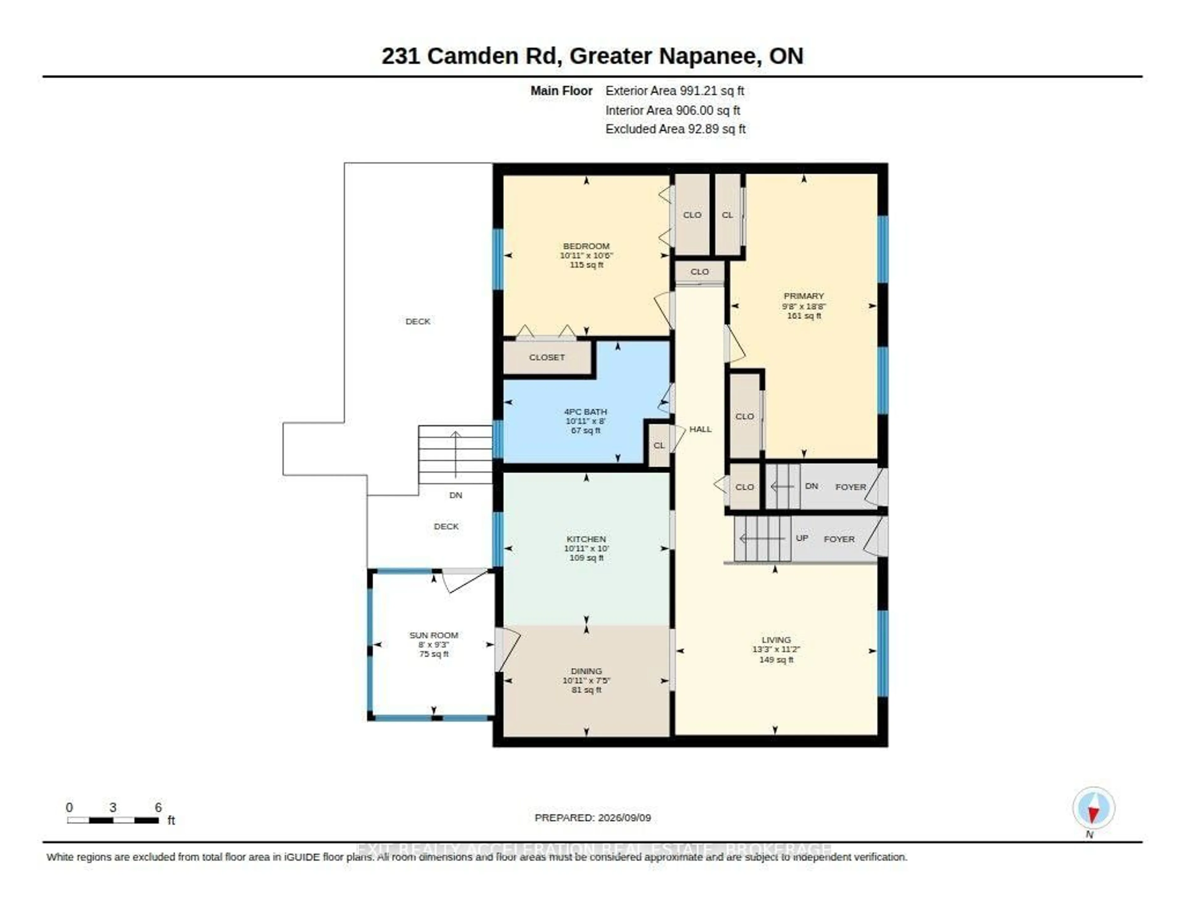 Floor plan for 231 Camden Rd, Greater Napanee Ontario K7R 1E5