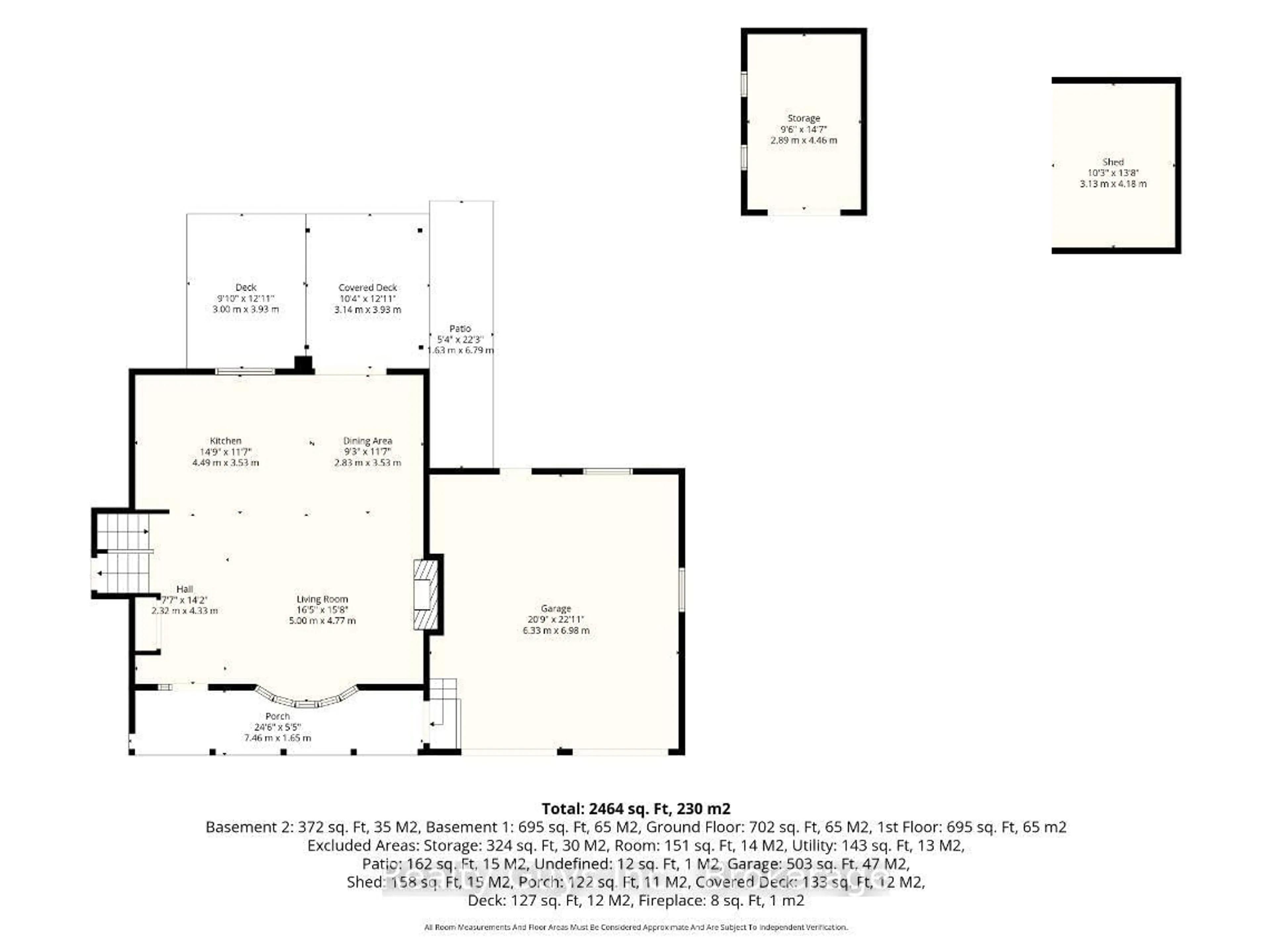 Floor plan for 498 Ava Cres, Cavan Monaghan Ontario L0A 1G0