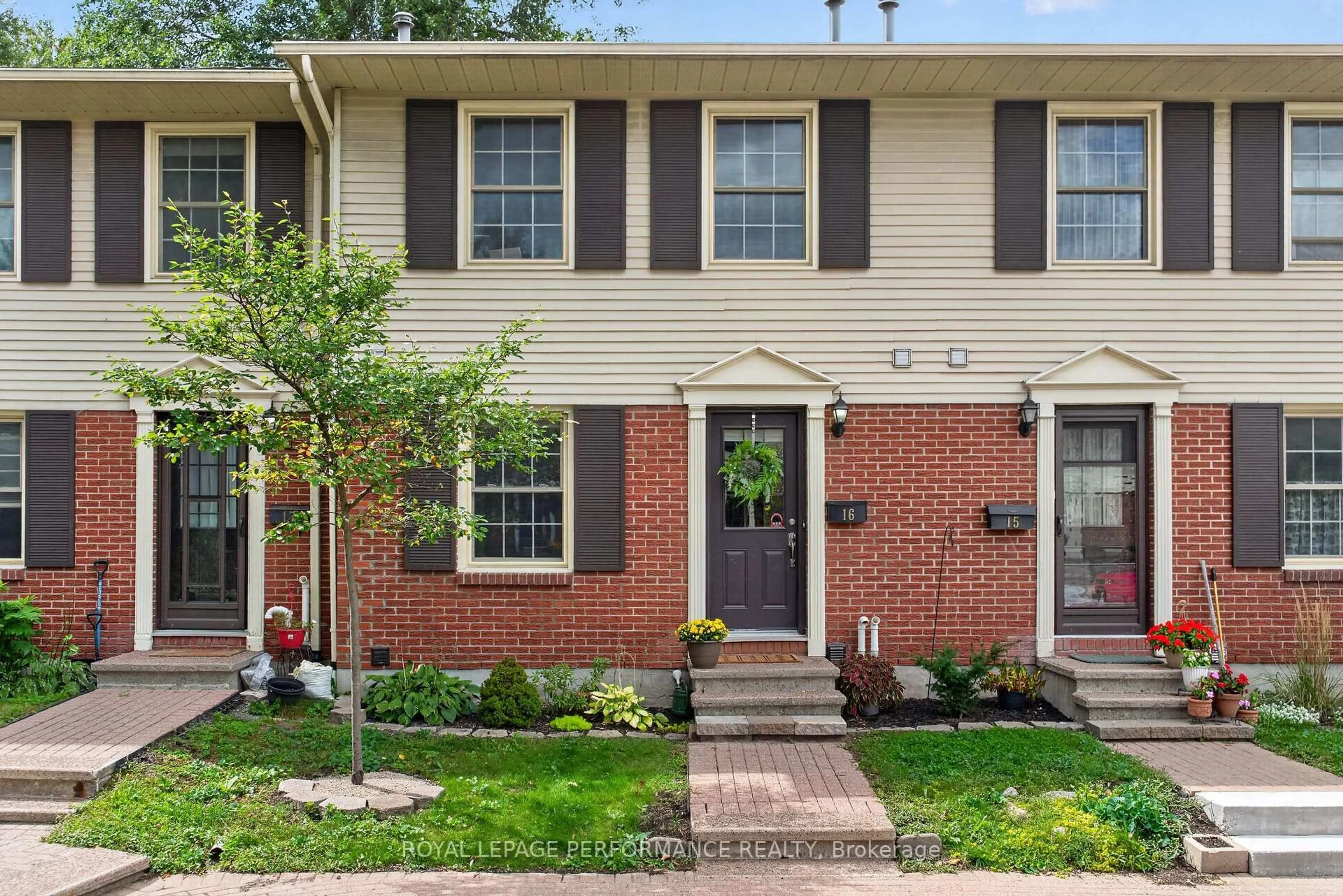 Home with brick exterior material, street for 1160 Shillington Ave #16, Ottawa Ontario K1Z 7Z4