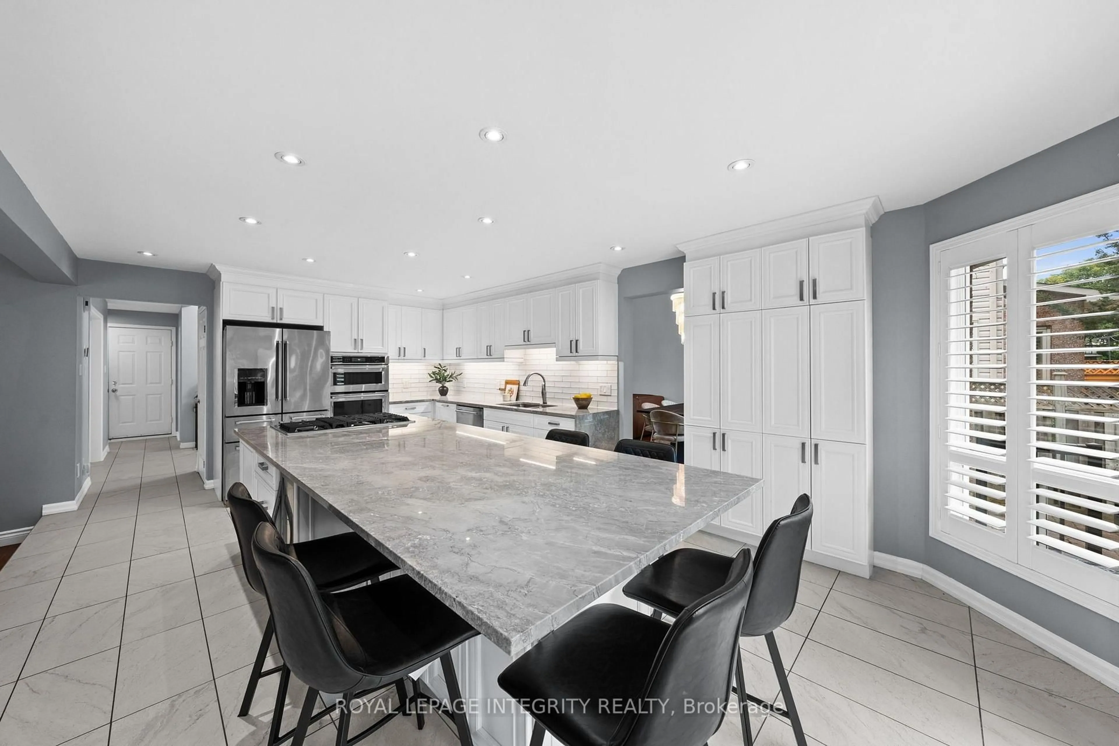 Contemporary kitchen, ceramic/tile floor for 3 Nakota Way, Ottawa Ontario K2J 4E9
