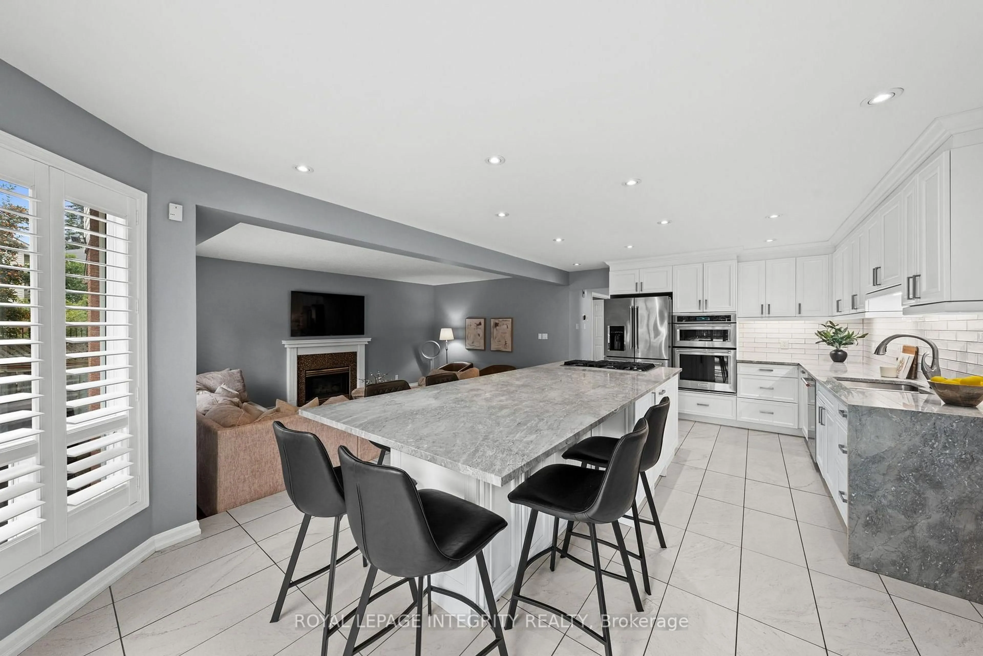 Contemporary kitchen, ceramic/tile floor for 3 Nakota Way, Ottawa Ontario K2J 4E9