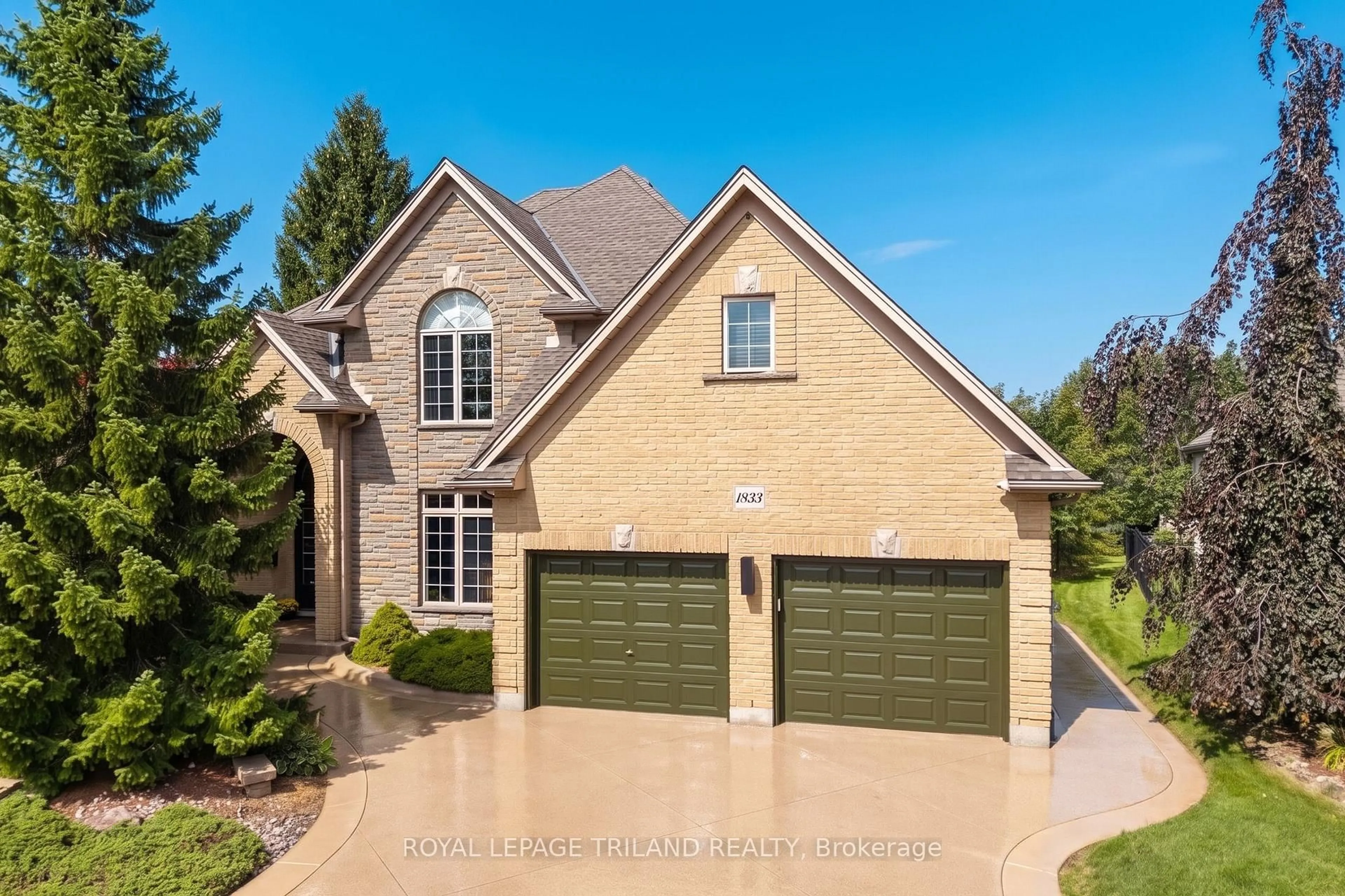 Home with brick exterior material, street for 1833 Standfield Rd, London North Ontario N6G 5G1
