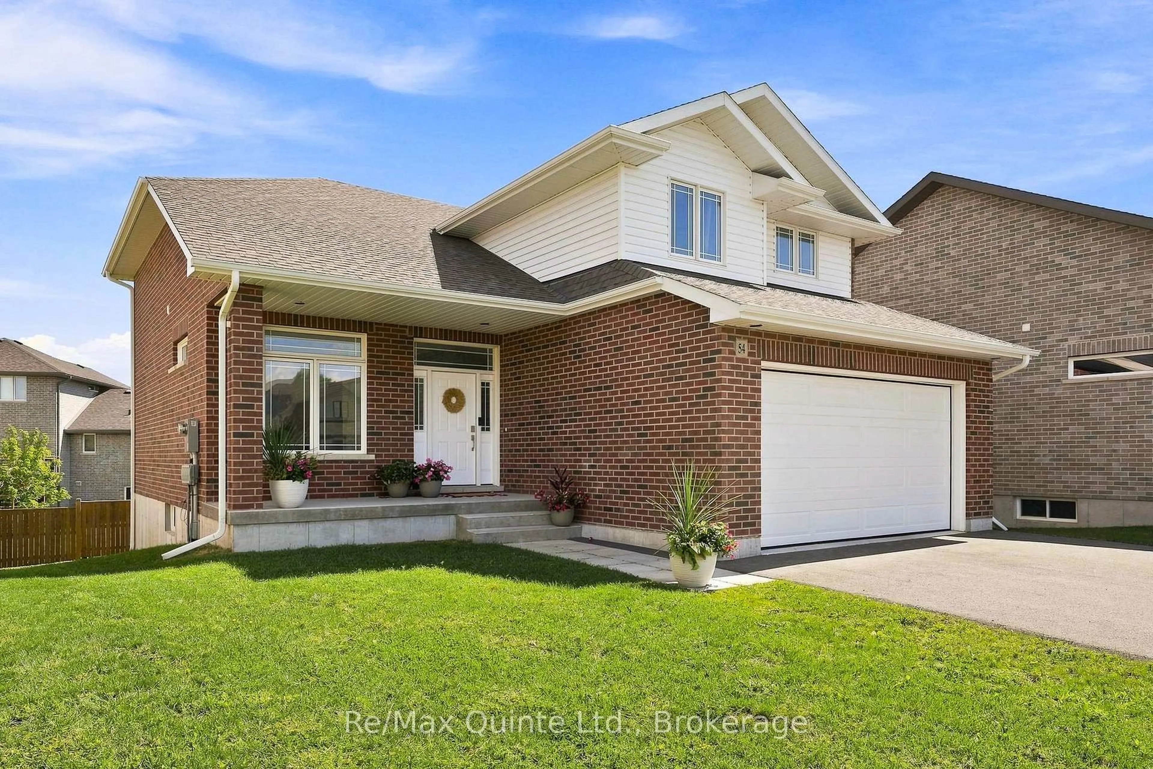 Home with brick exterior material, street for 54 Lanark Dr, Belleville Ontario K8N 0G7