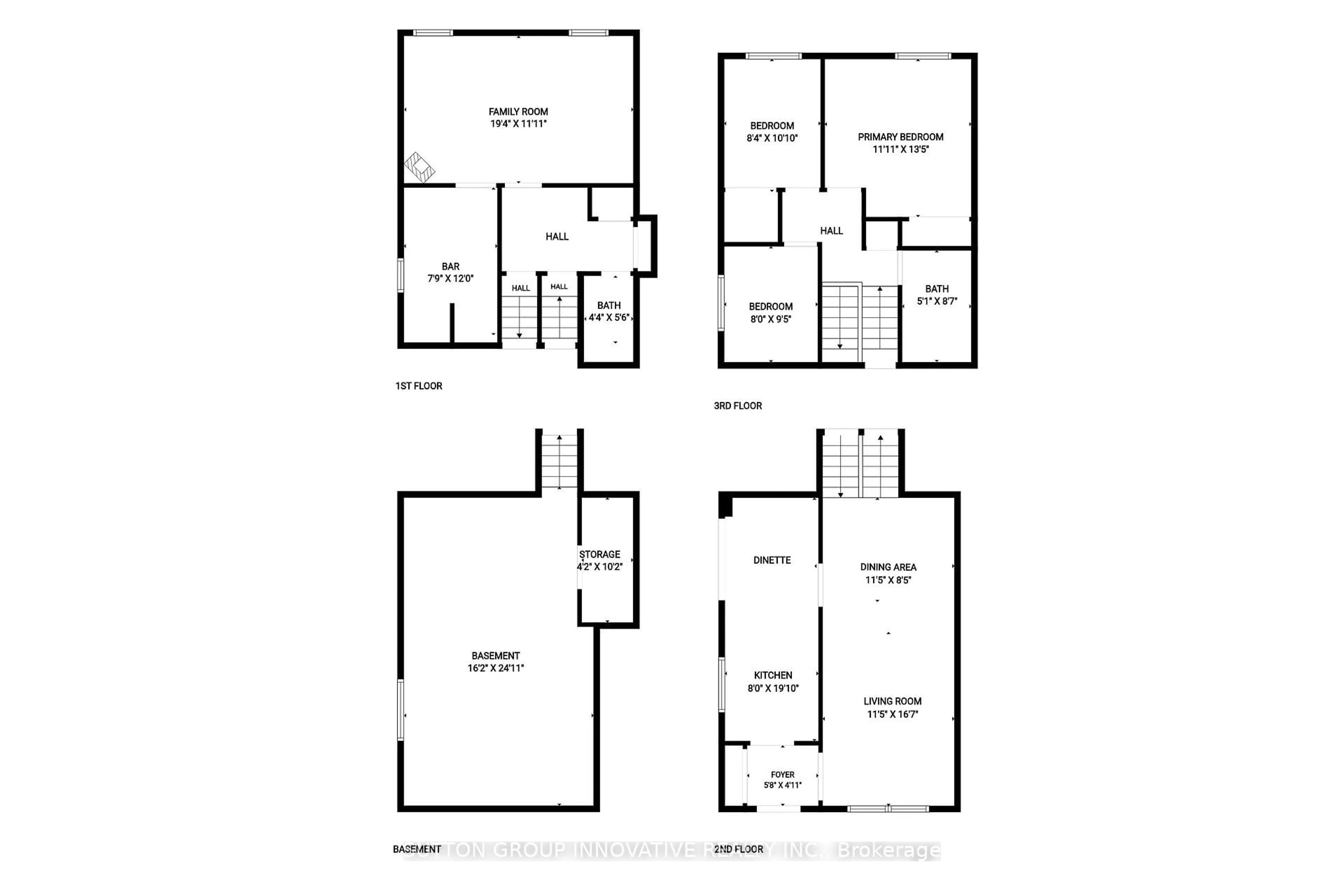 Floor plan for 703 Upper Wentworth St, Hamilton Ontario L9A 4V6