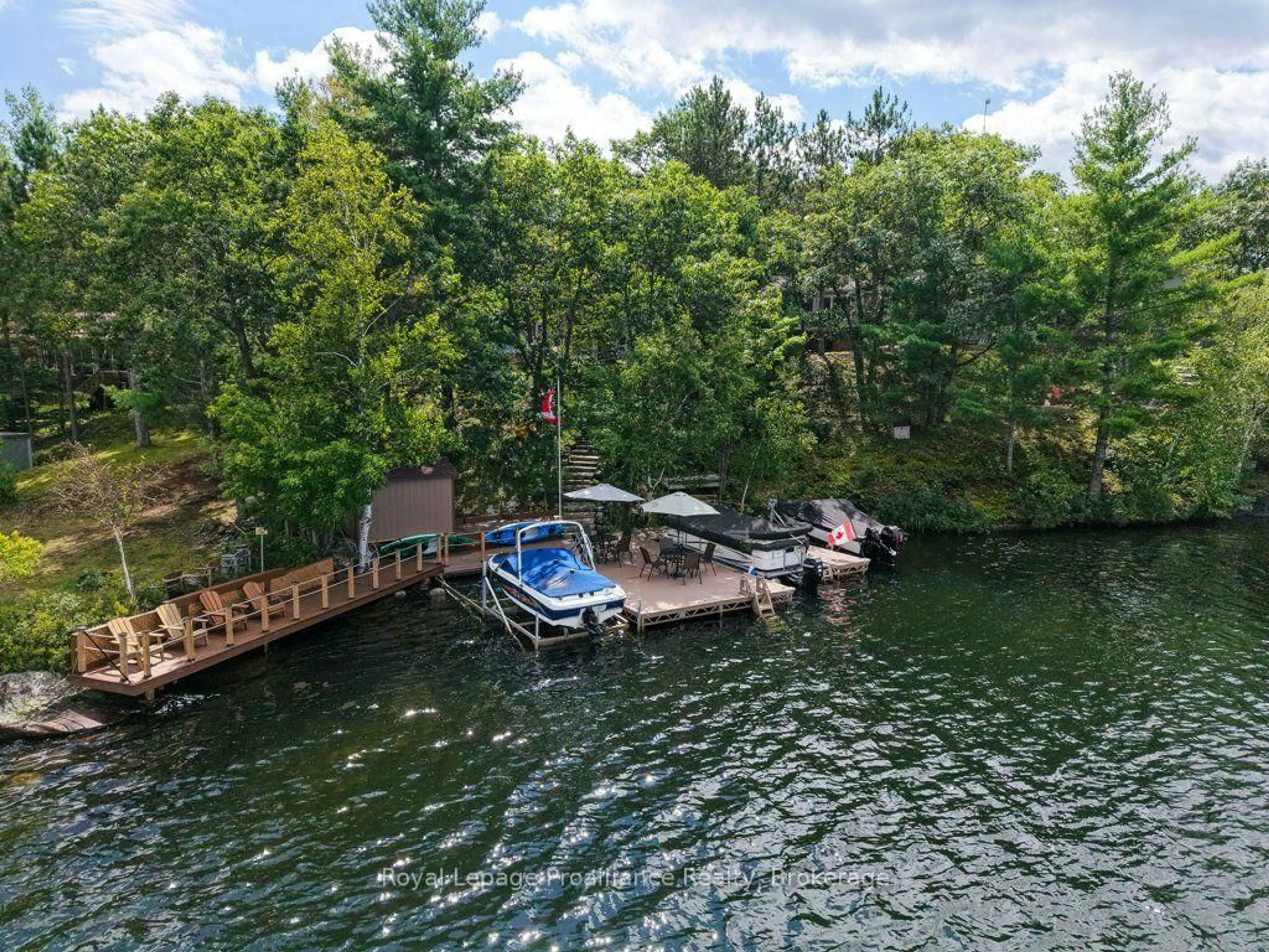 A pic from outside/outdoor area/front of a property/back of a property/a pic from drone, water/lake/river/ocean view for 35 Fire Rte 75D, Havelock-Belmont-Methuen Ontario K0L 1Z0
