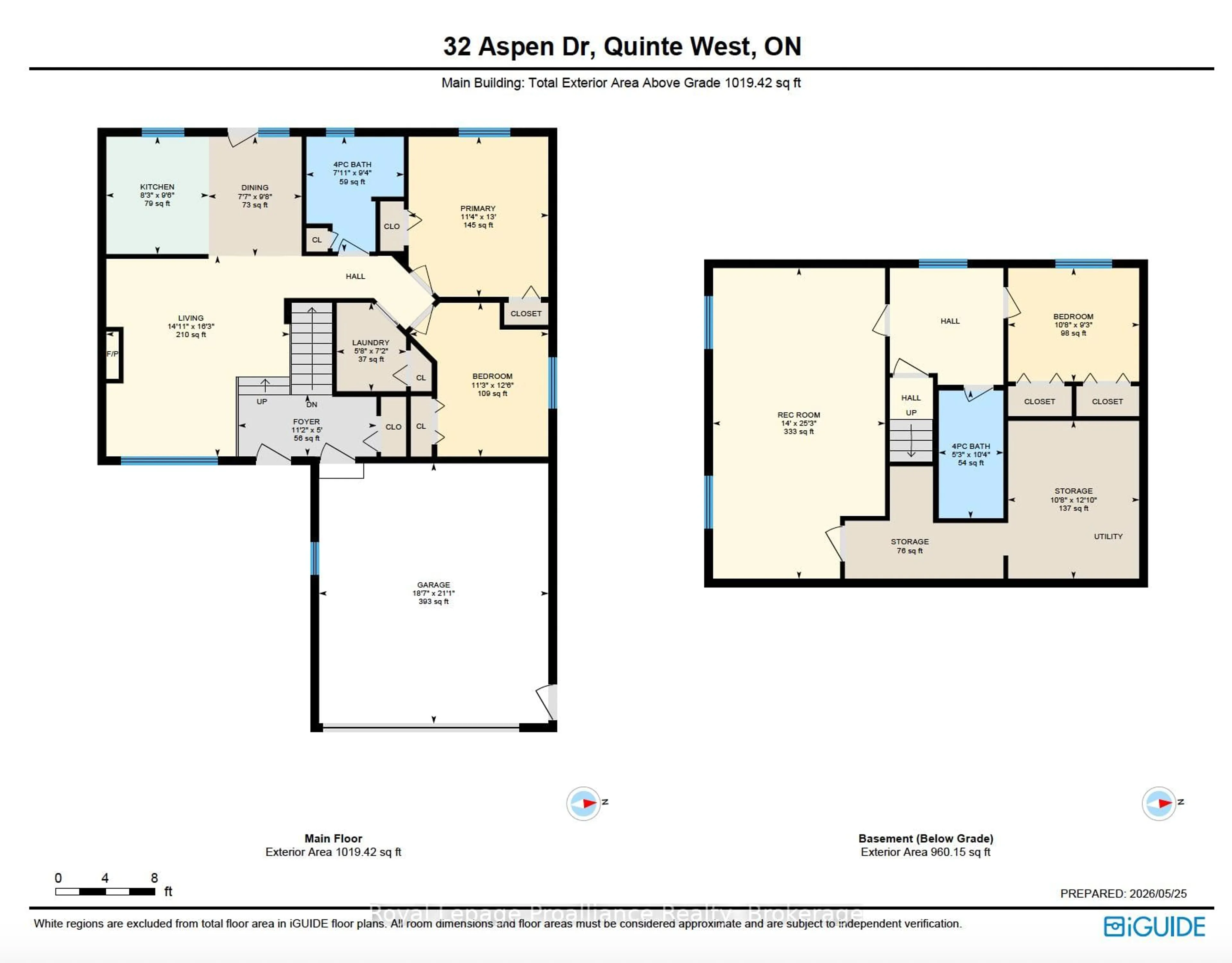 Floor plan for 32 Aspen Dr, Quinte West Ontario K8V 0E2