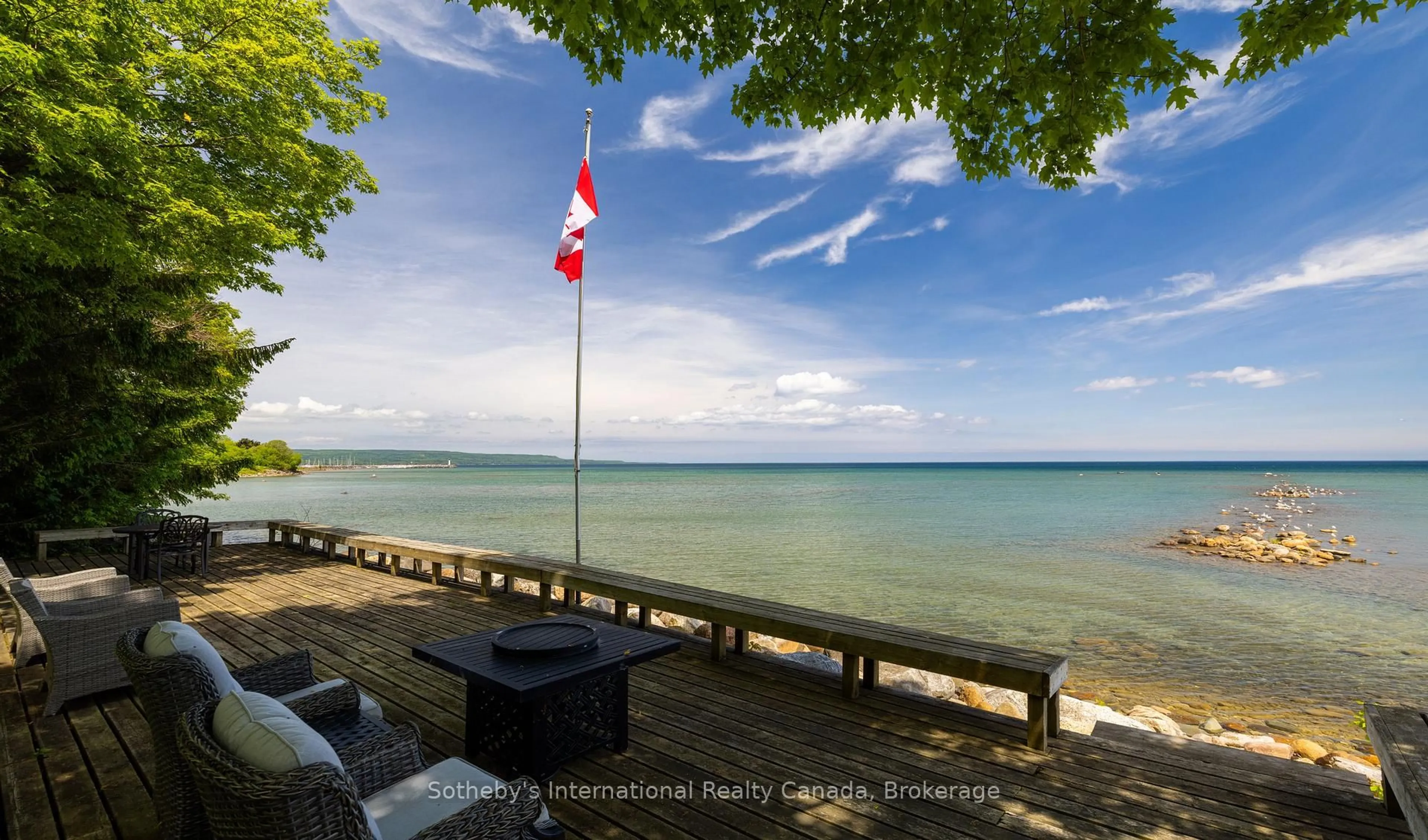 Patio, water/lake/river/ocean view for 47 Vera St, Meaford Ontario N4L 1B2