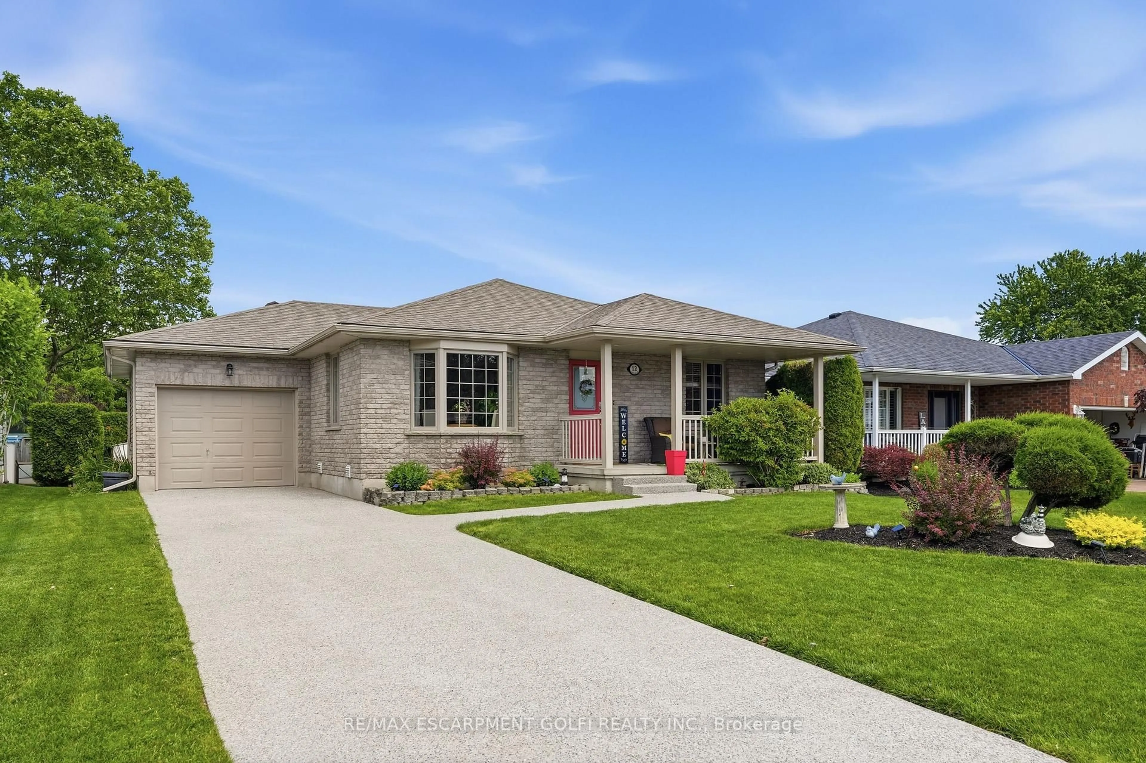 Home with brick exterior material, street for 12 Schneider Dr, Norfolk Ontario N0A 1N4
