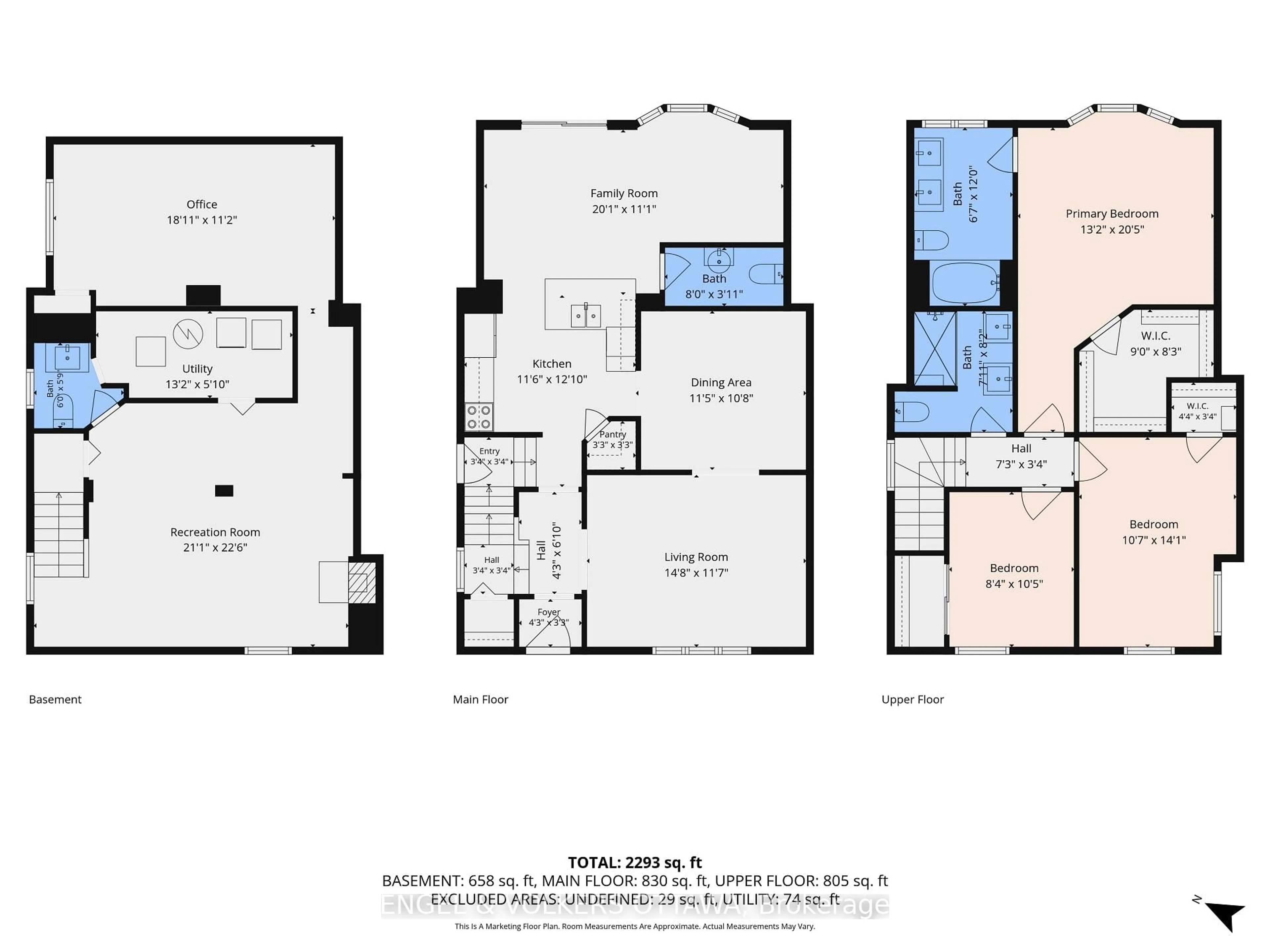 Floor plan for 533 Hilson Ave, Ottawa Ontario K1Z 6C9
