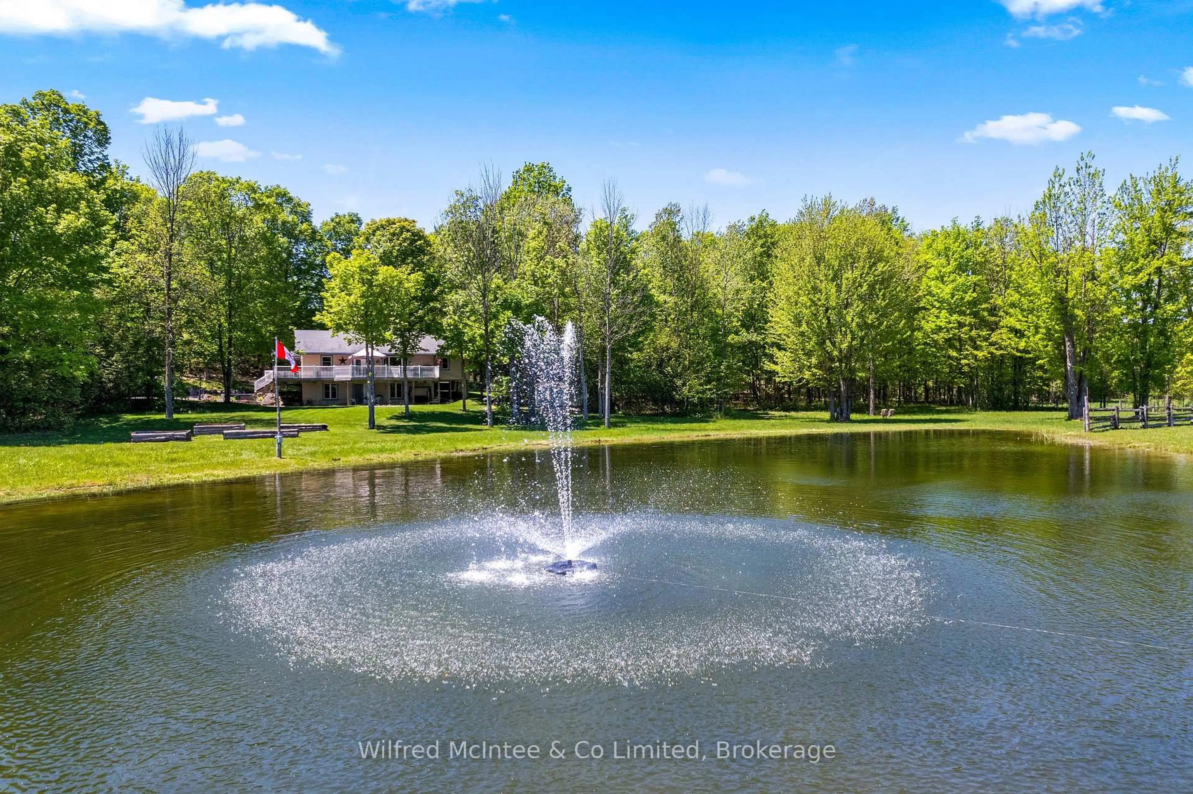 A pic from outside/outdoor area/front of a property/back of a property/a pic from drone, water/lake/river/ocean view for 622829 Moto Park Rd, Chatsworth Ontario N0H 1G0