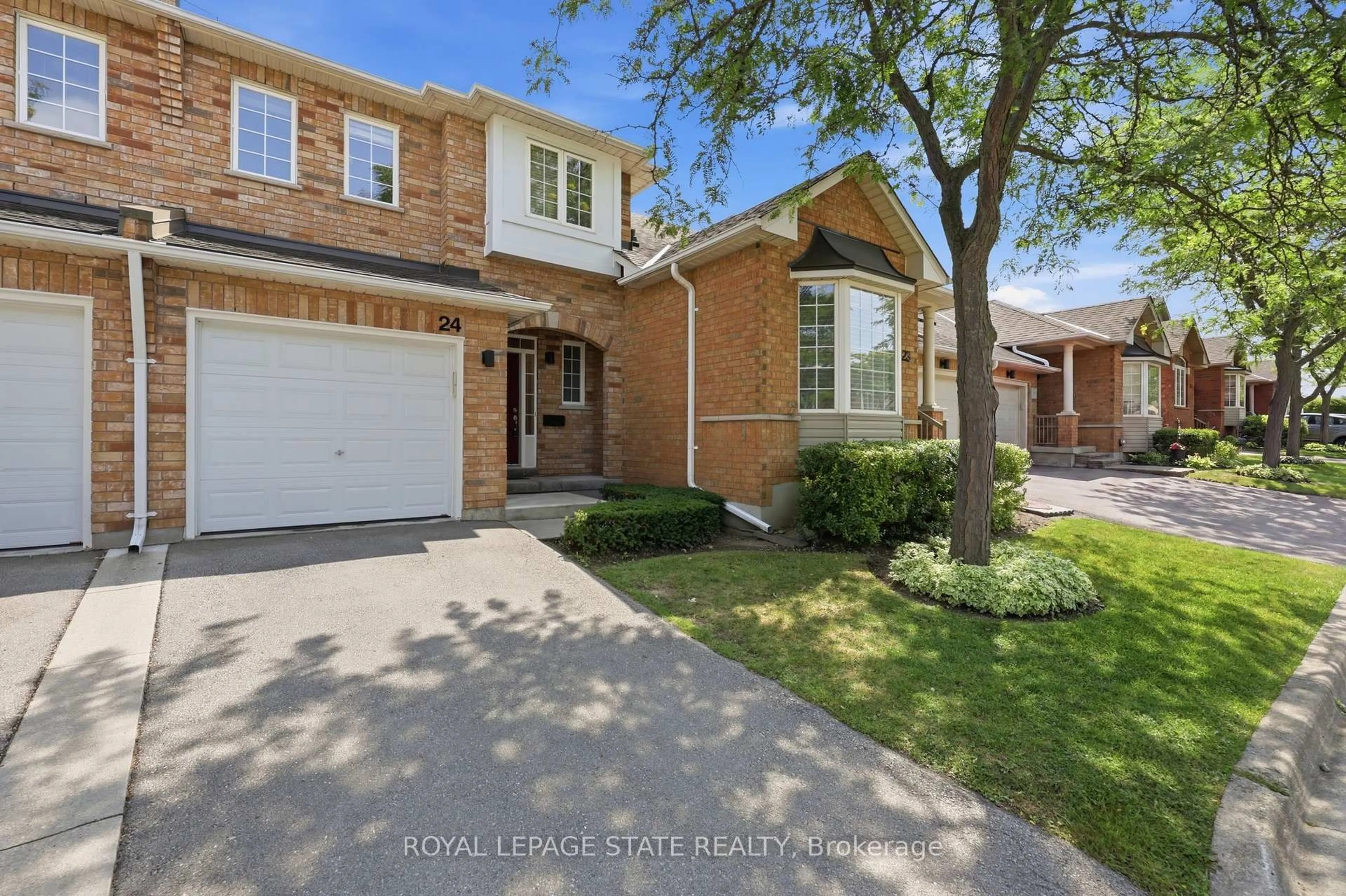 Home with brick exterior material, street for 10 Davidson Blvd #24, Hamilton Ontario L9H 7N9