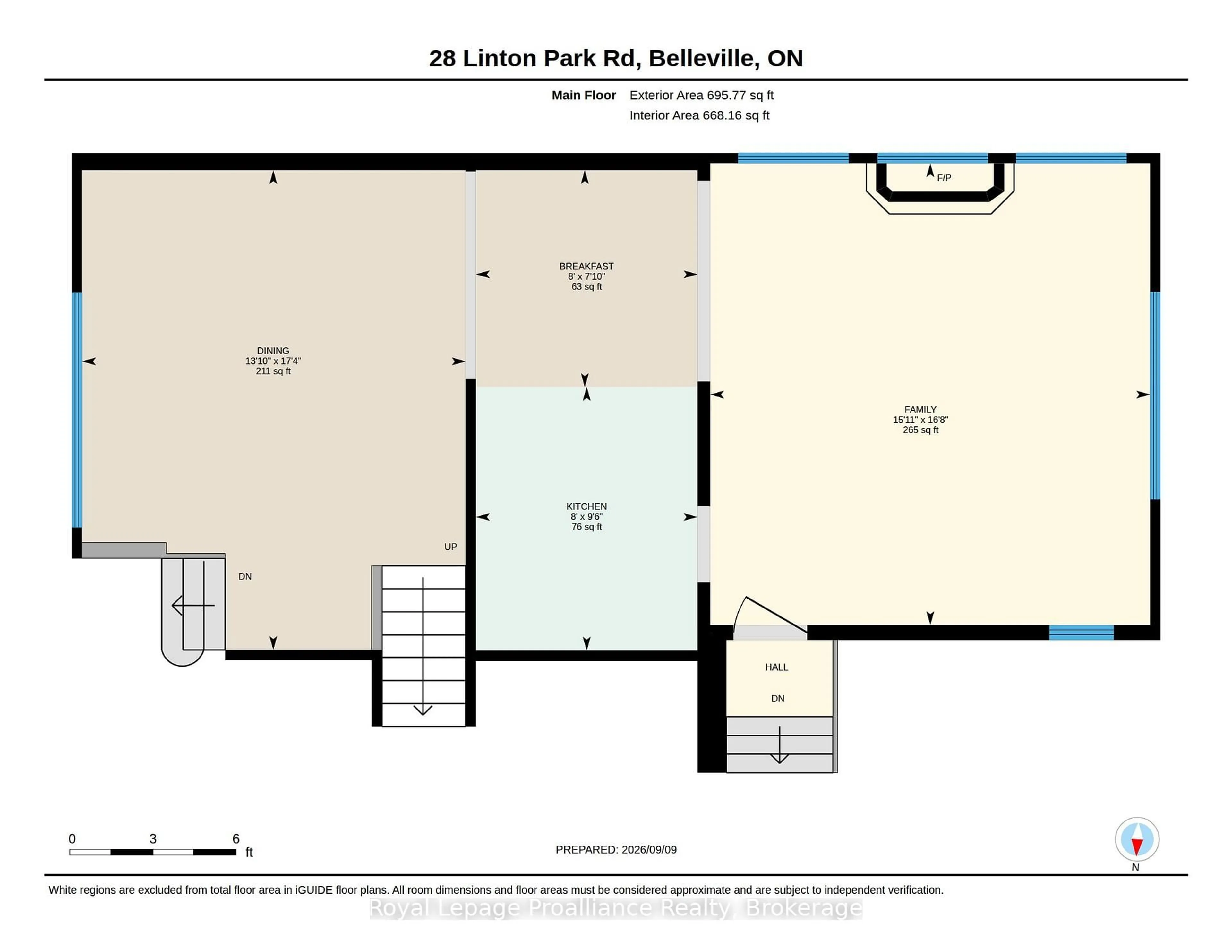 Floor plan for 28 Linton Park Rd, Belleville Ontario K8N 4K9
