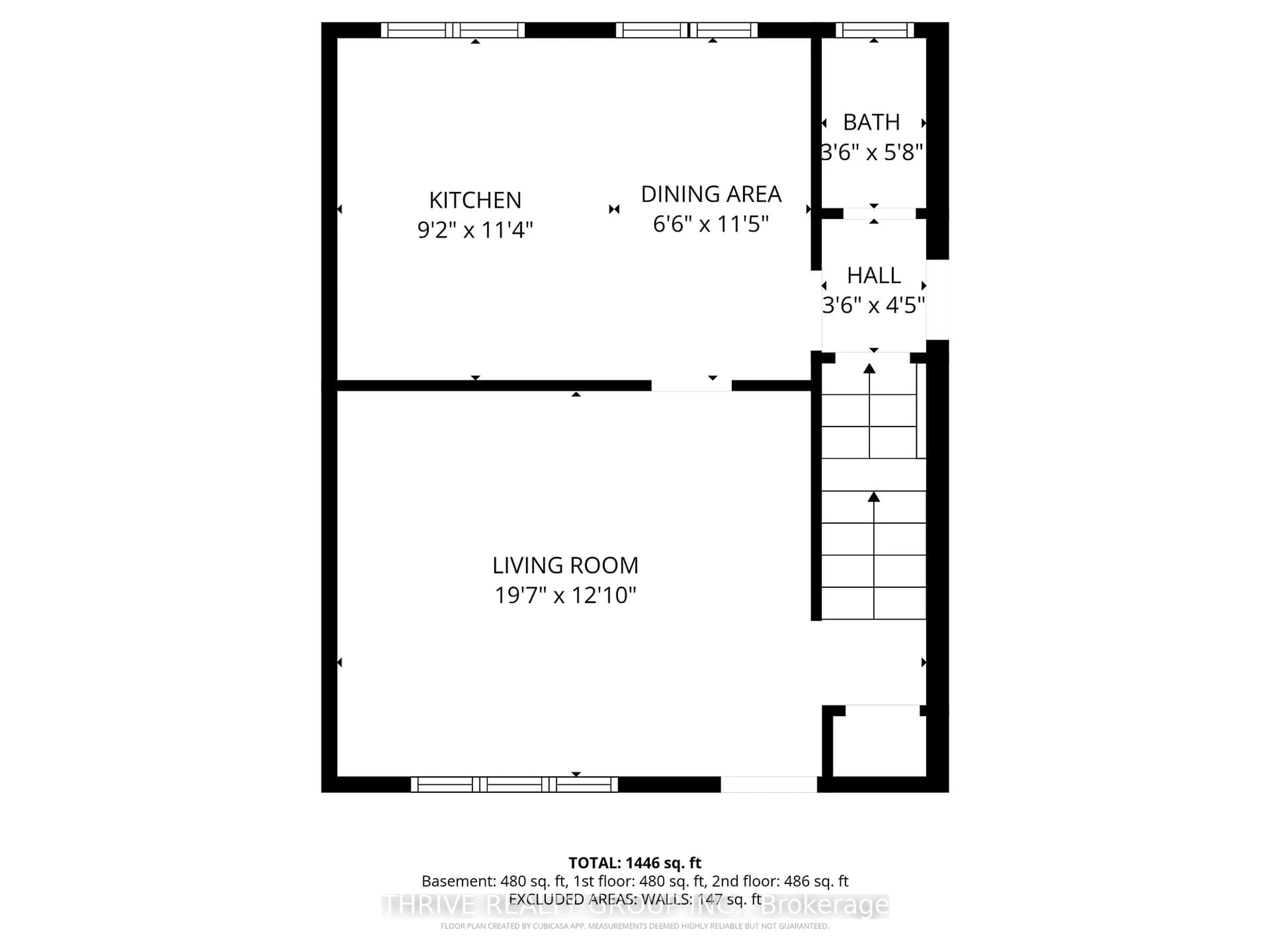 Floor plan for 2008 Royal Cres, London East Ontario N5V 1N8