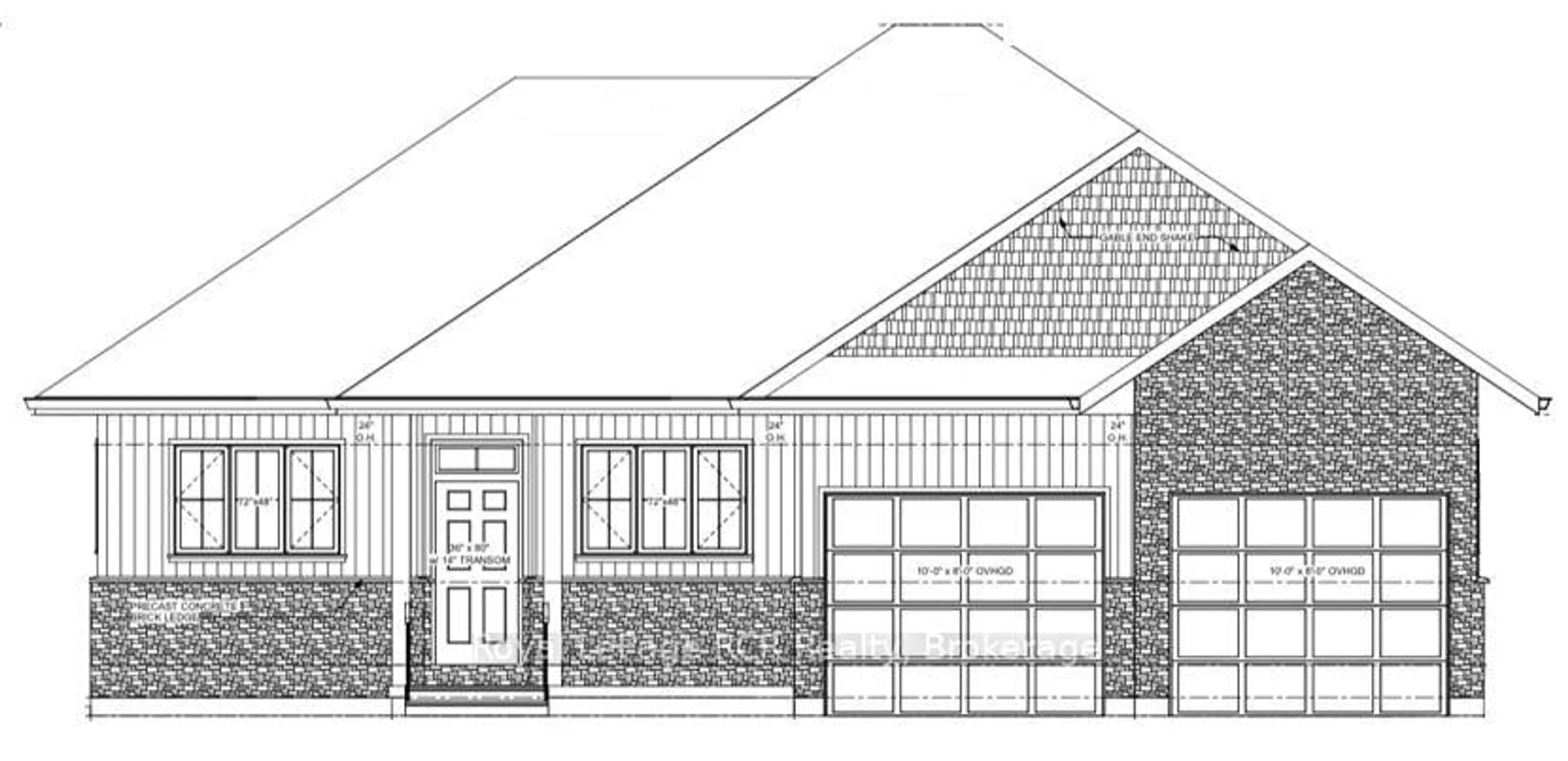 Home with brick exterior material, building for 60 McTavish Cres, Huron-Kinloss Ontario N0G 2R0