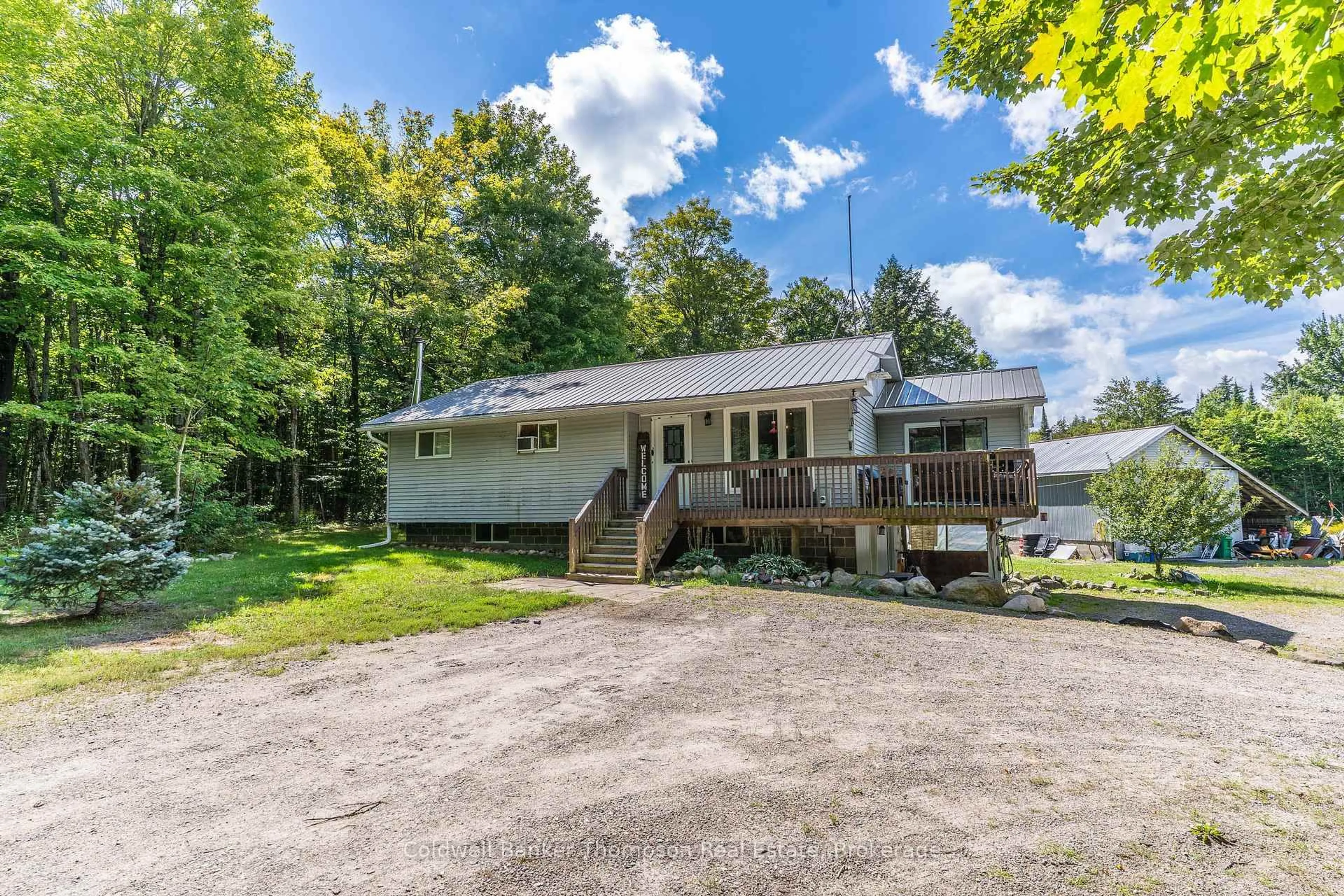 A pic from outside/outdoor area/front of a property/back of a property/a pic from drone, unknown for 178 Bartlett Lake Rd, Ryerson Ontario P0A 1C0