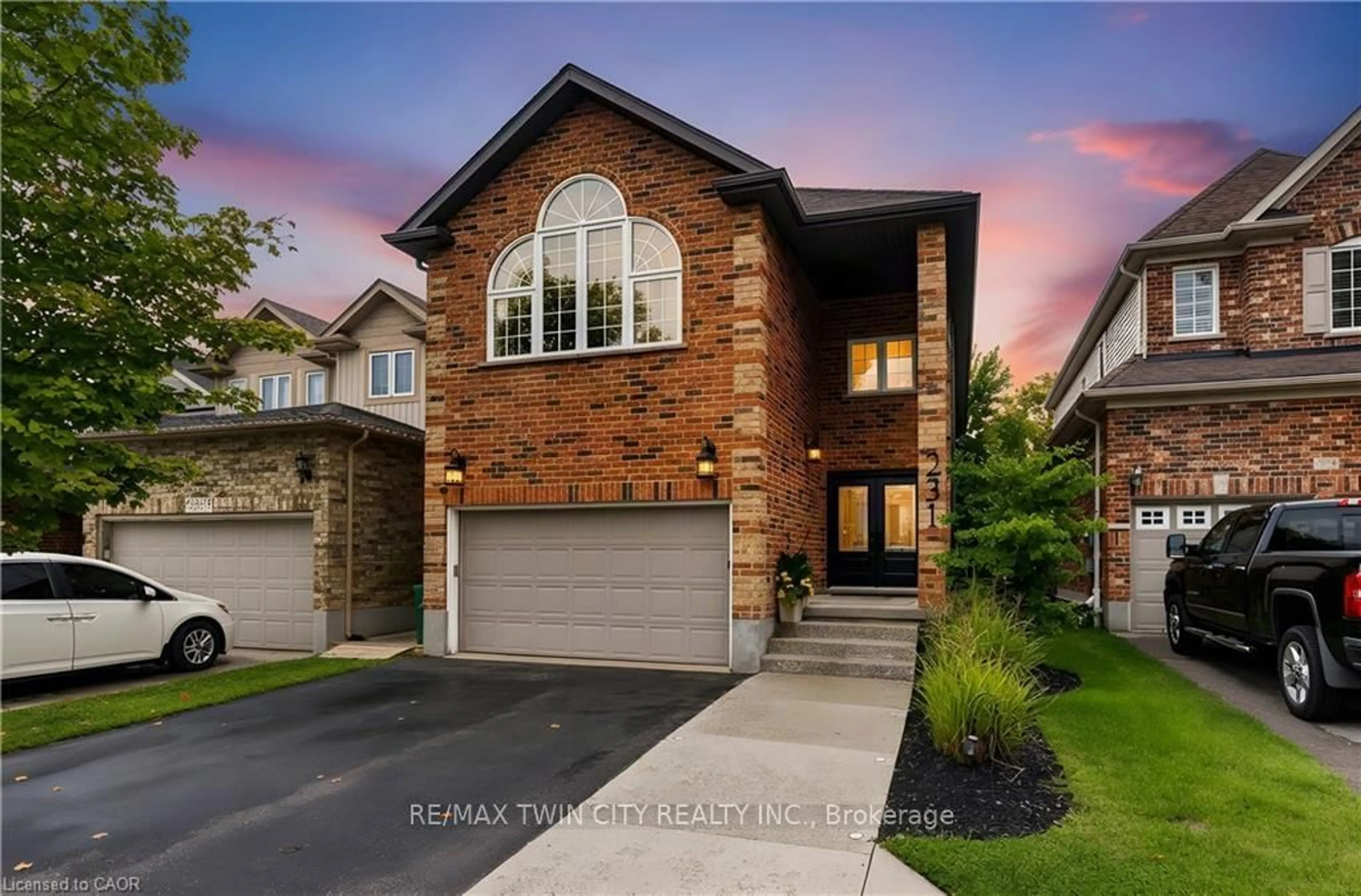 Home with brick exterior material, street for 231 STEEPLERIDGE St, Kitchener Ontario N2P 2W1