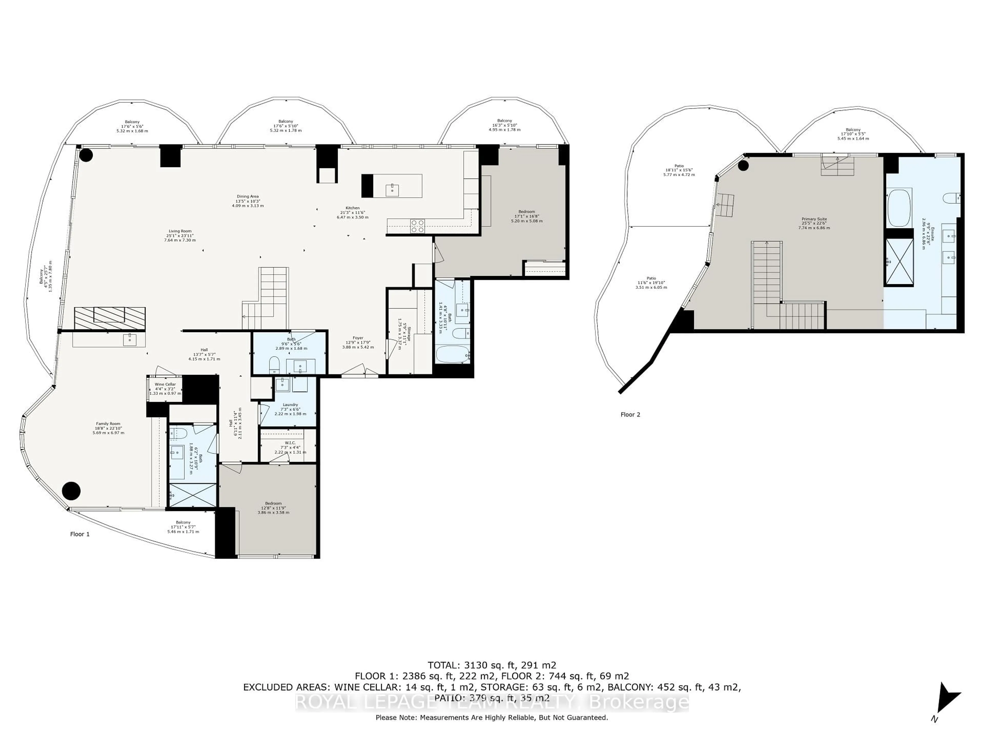 Floor plan for 805 Carling Ave #4502, Ottawa Ontario K1S 5W9