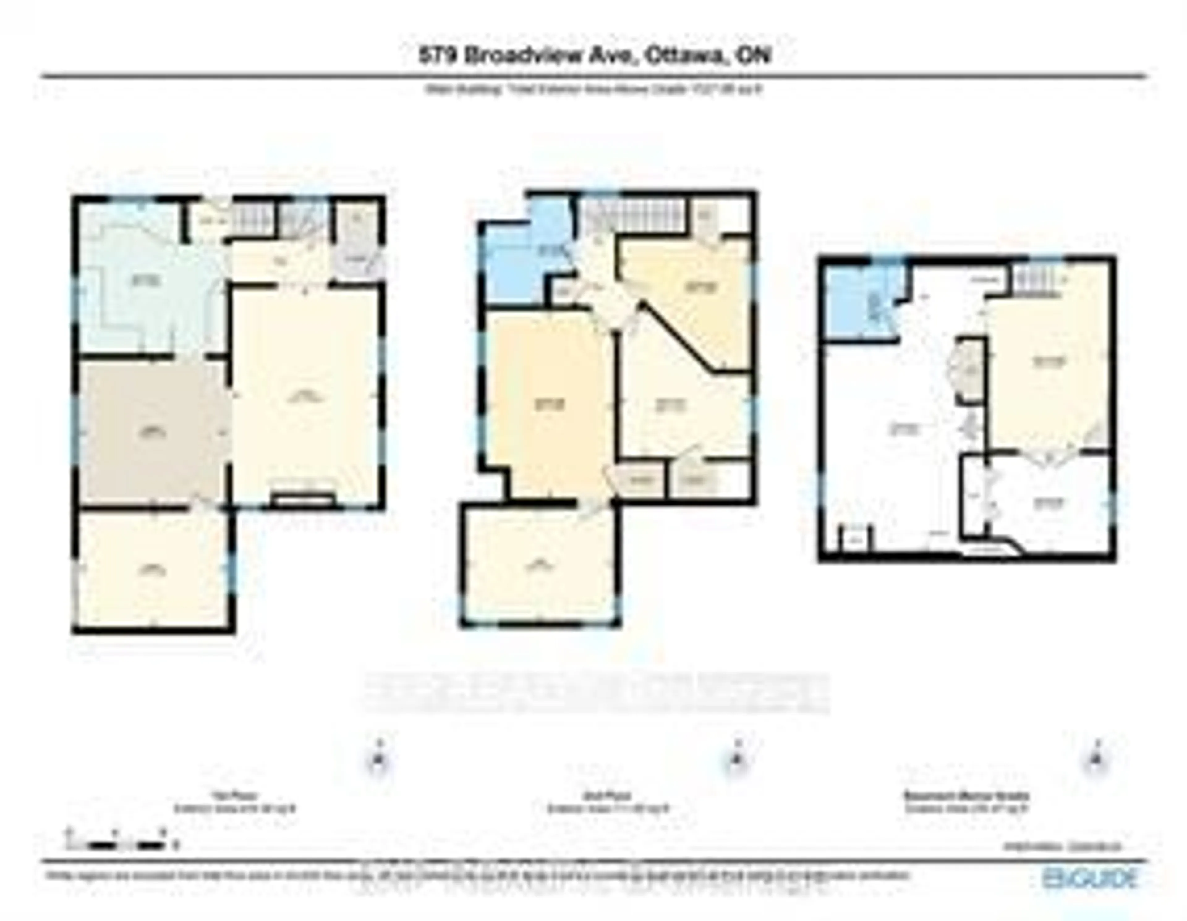 Floor plan for 579 Broadview Ave, Ottawa Ontario K2A 2L6