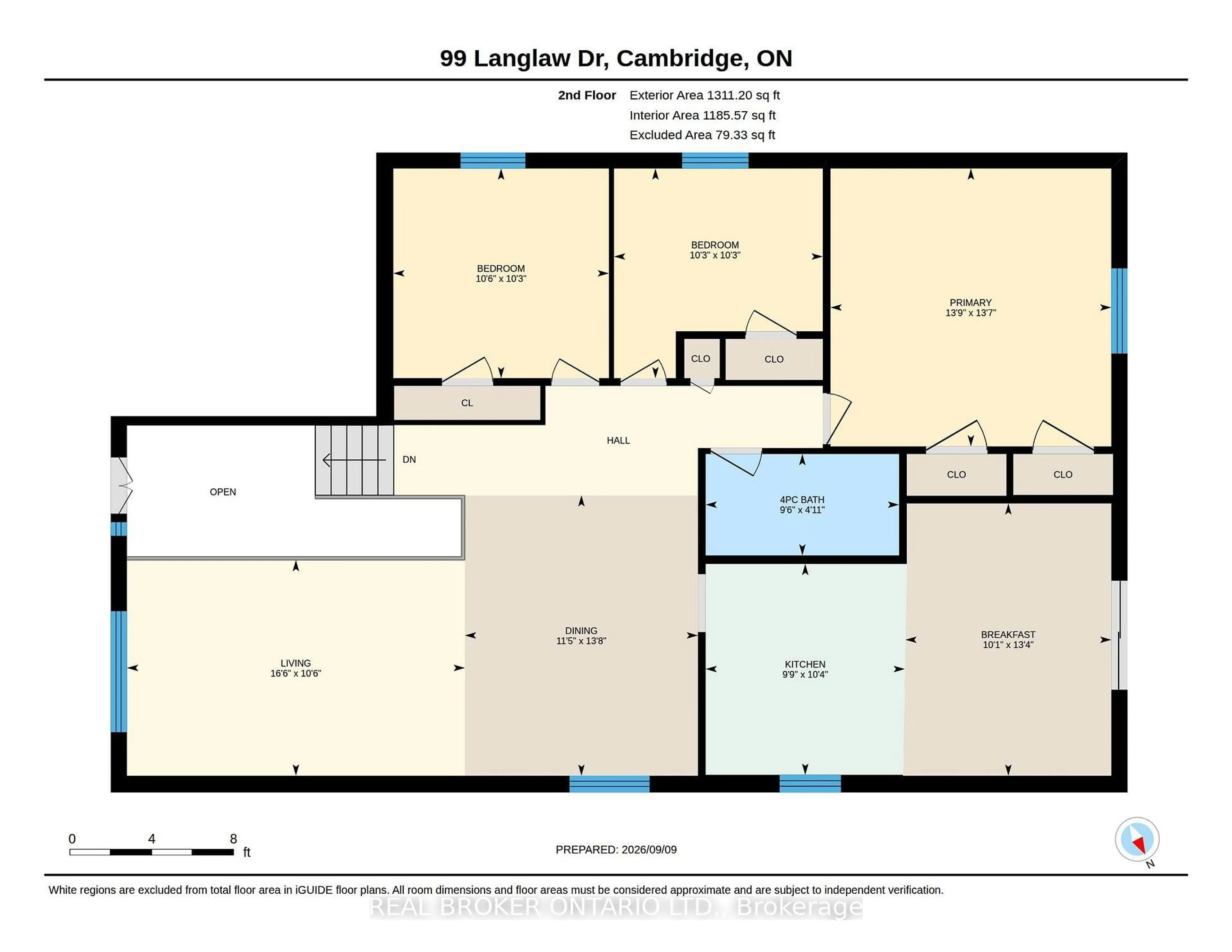 Floor plan for 99 Langlaw Dr, Cambridge Ontario N1P 1J1