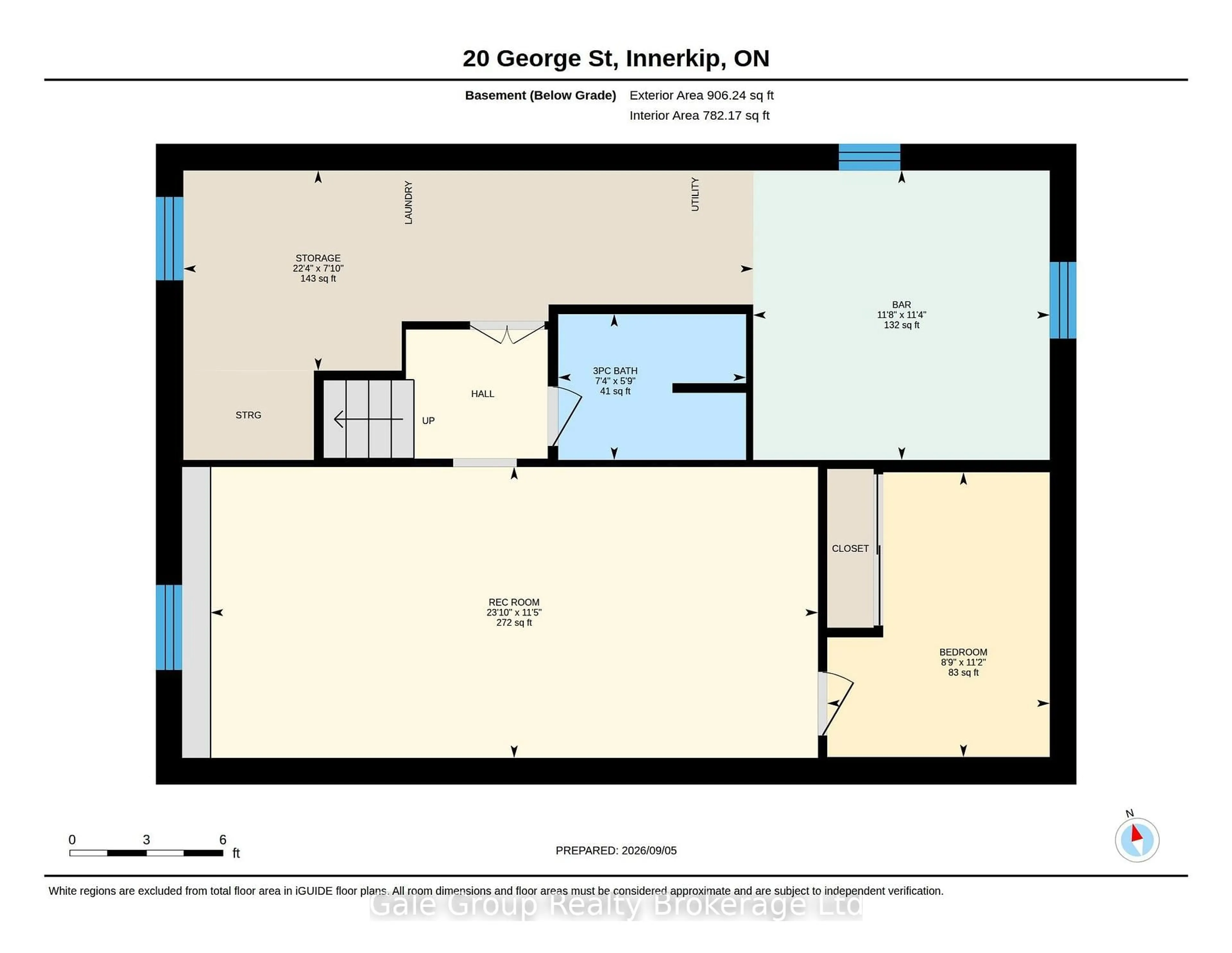 Floor plan for 20 GEORGE St, East Zorra-Tavistock Ontario N0J 1M0