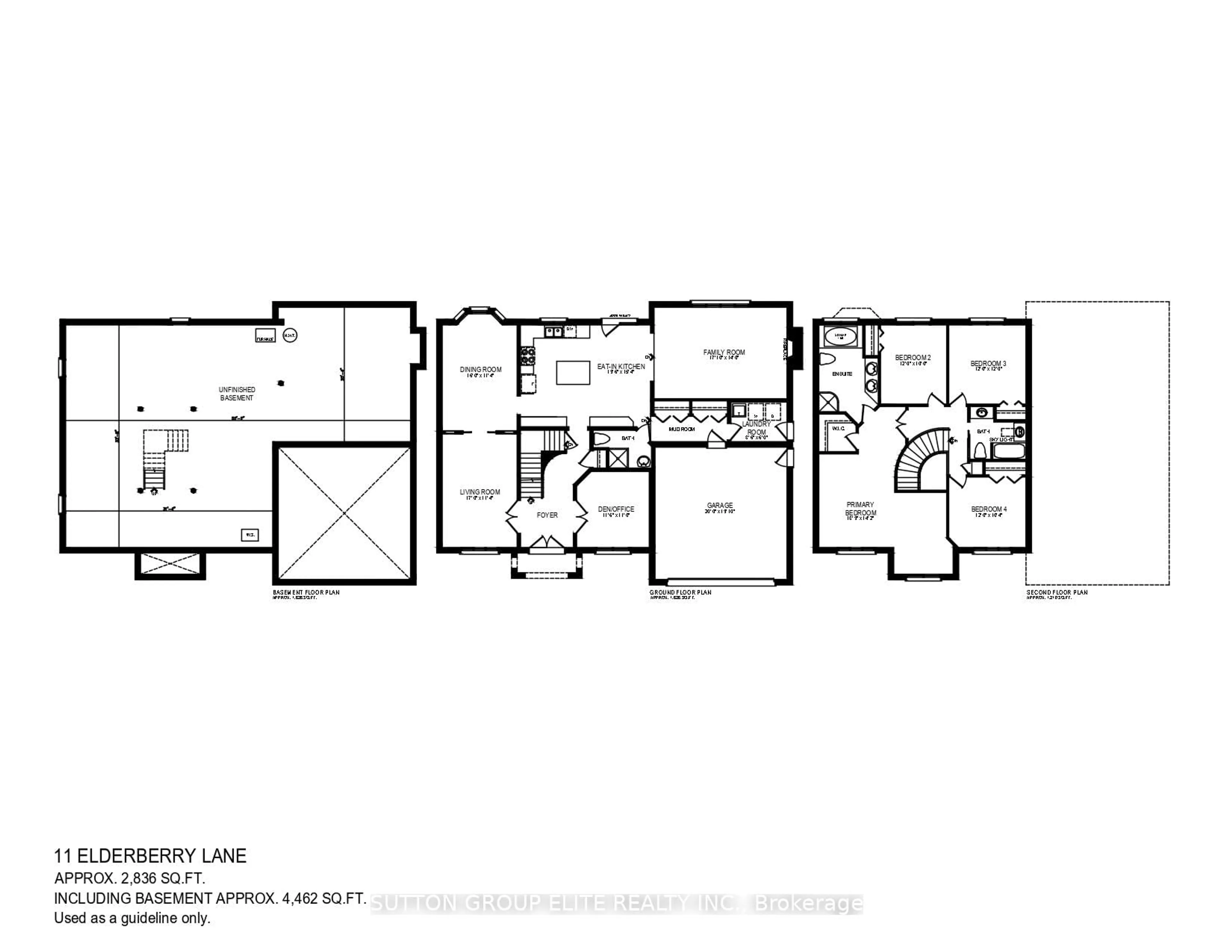Floor plan for 11 Elderberry Lane, Hamilton Ontario L0R 1H2
