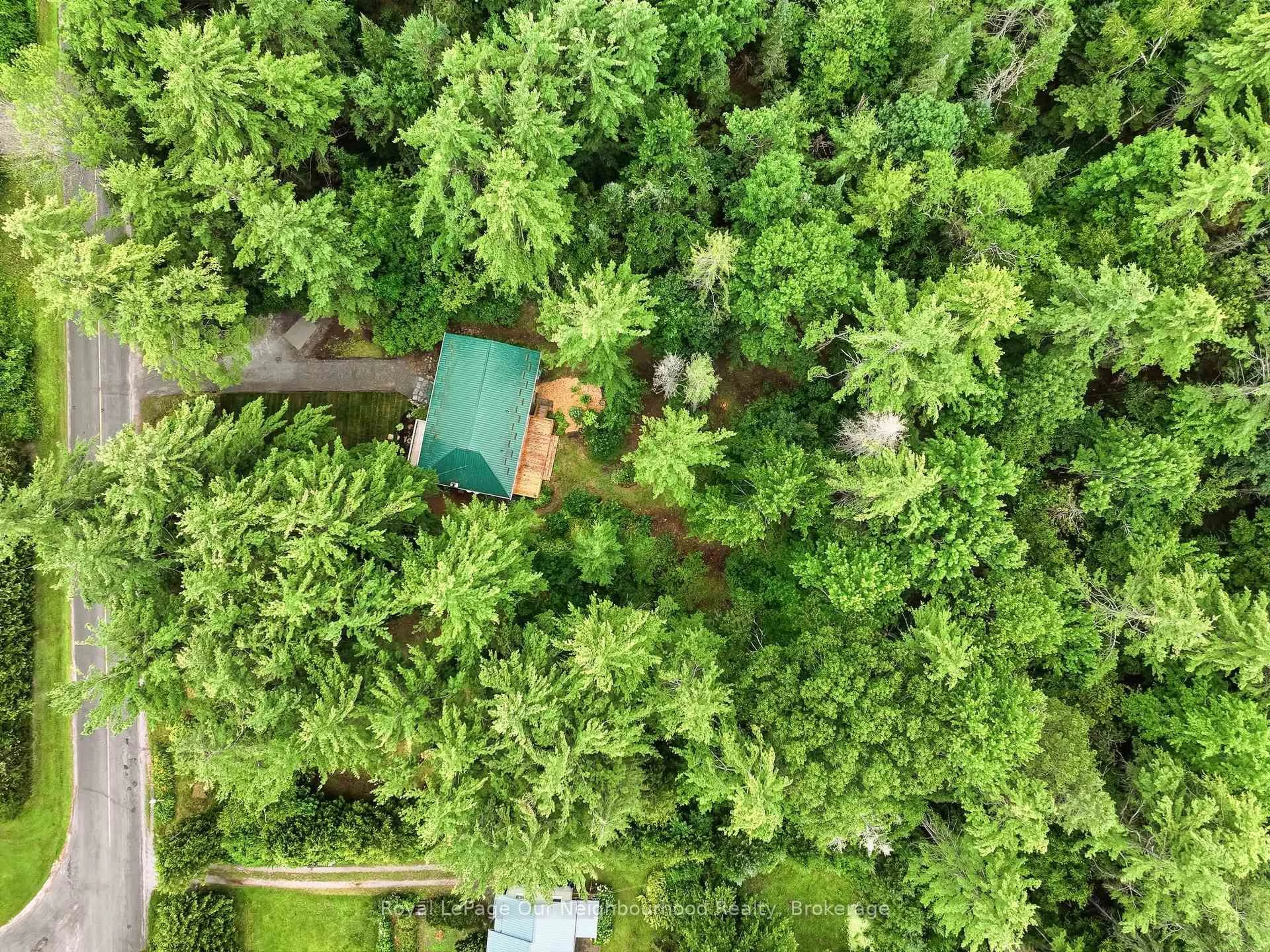 A pic from outside/outdoor area/front of a property/back of a property/a pic from drone, forest/trees view for 856 Bel Twp 2nd Lane, Havelock-Belmont-Methuen Ontario K0L 1Z0