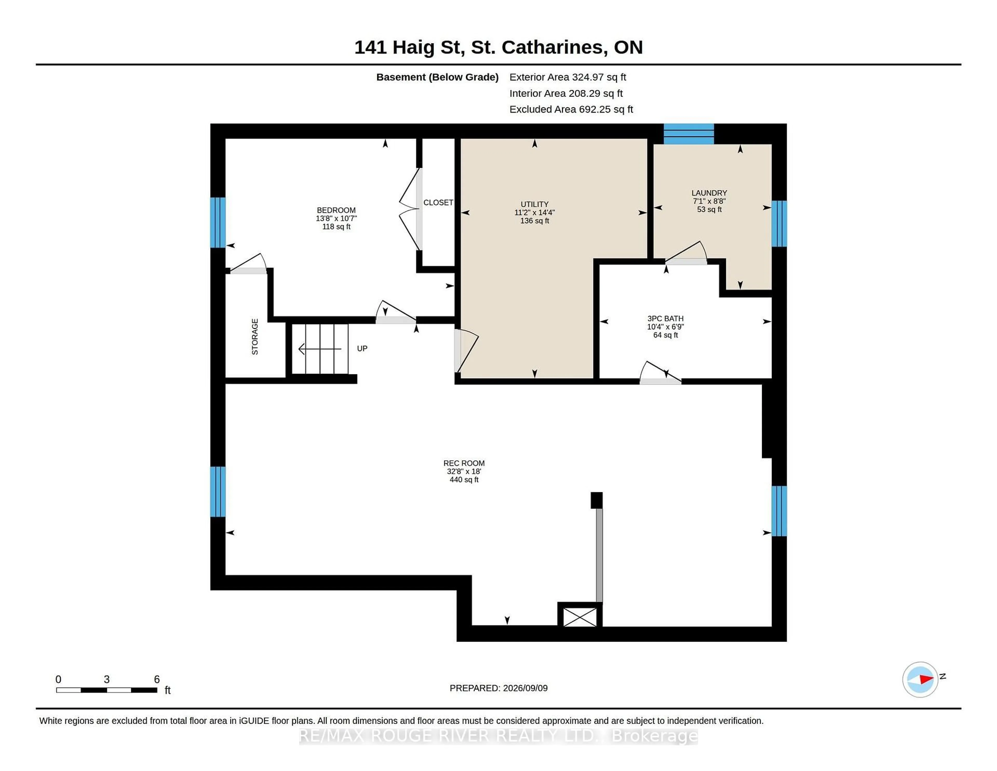 Floor plan for 141 Haig St, St. Catharines Ontario L2R 7G8