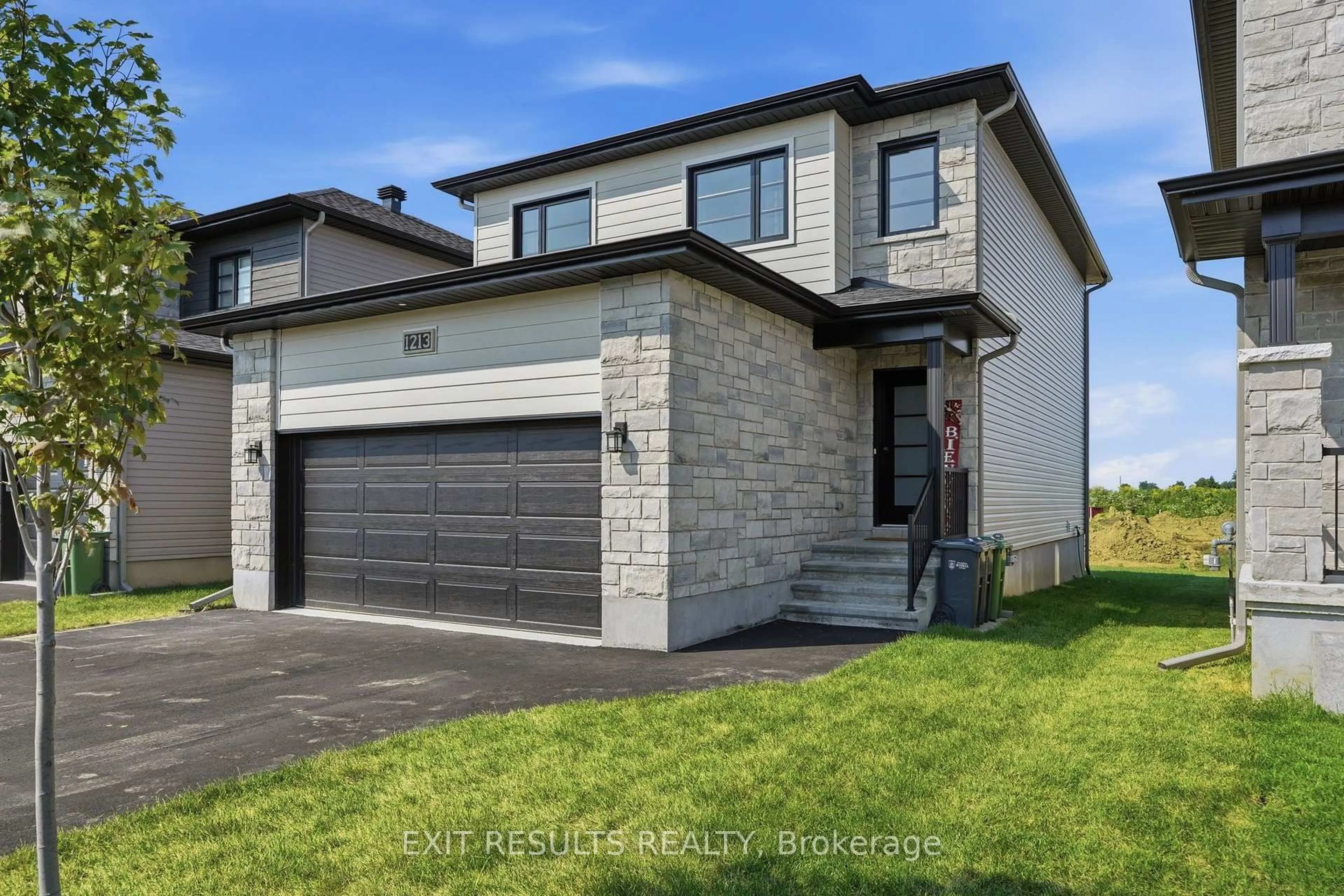 Home with brick exterior material, street for 1213 Montblanc Cres, Russell Ontario K0A 1W1