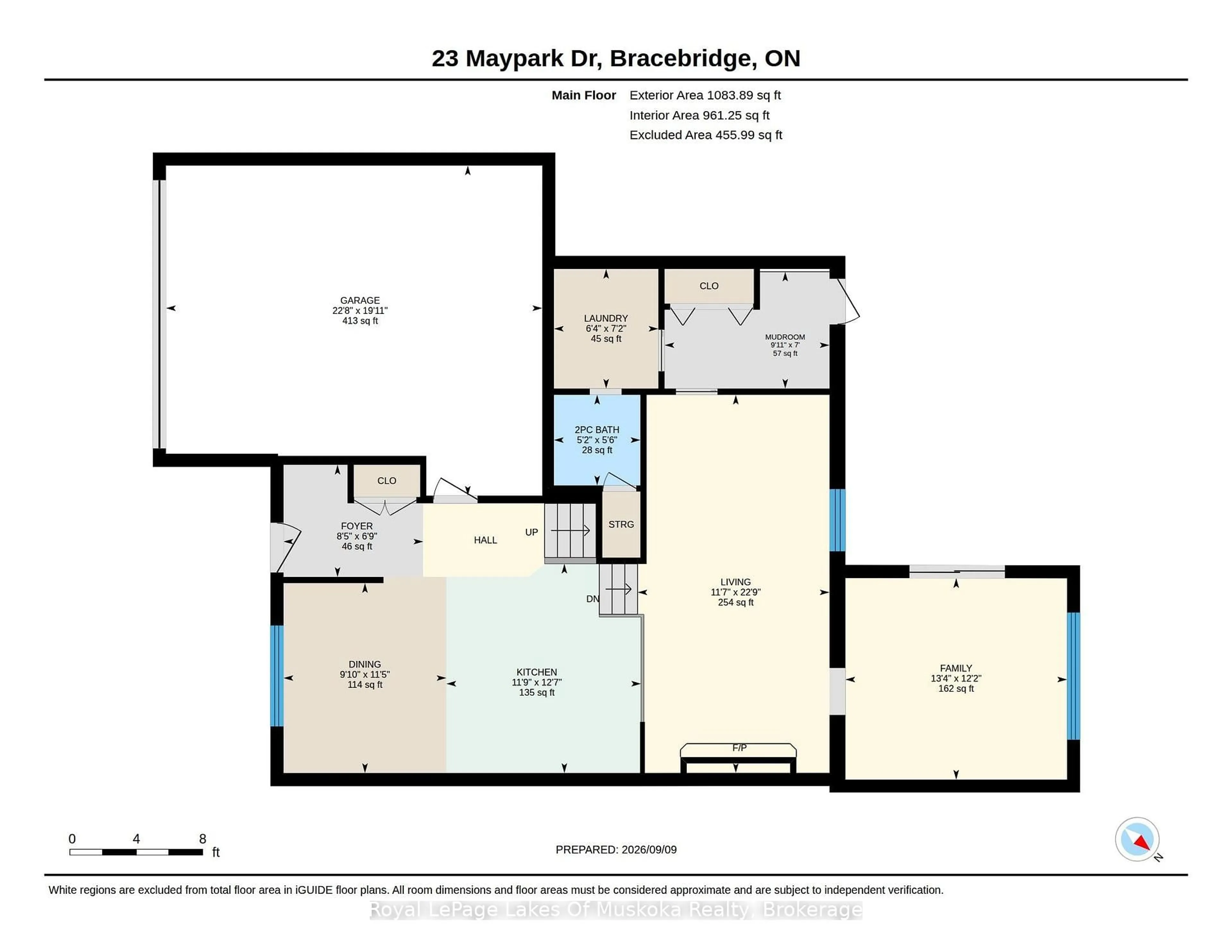 Floor plan for 23 Maypark Dr, Bracebridge Ontario P1L 1C3