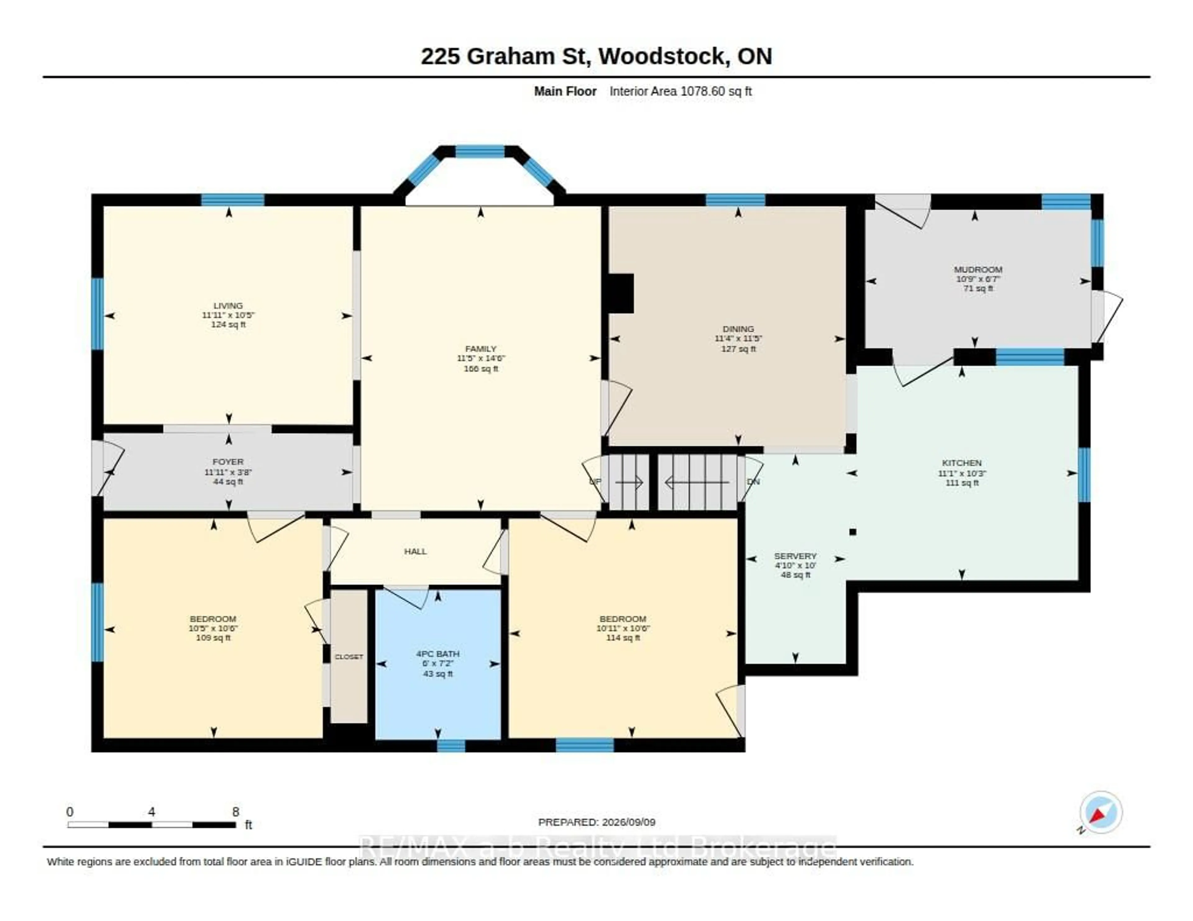 Floor plan for 225 Graham St, Woodstock Ontario N4S 6K6