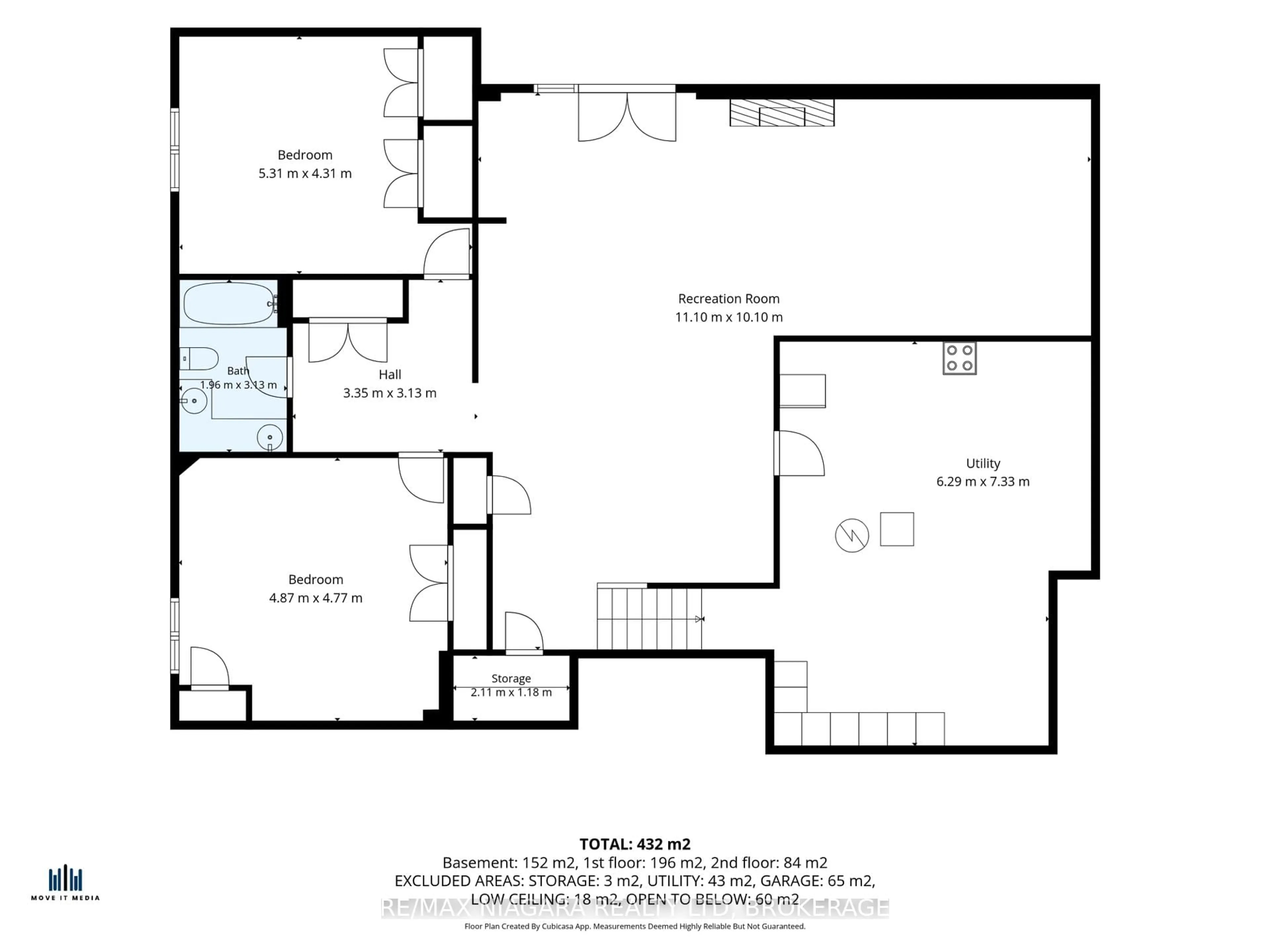 Floor plan for 41 Sculler's Way, St. Catharines Ontario L2N 7S7