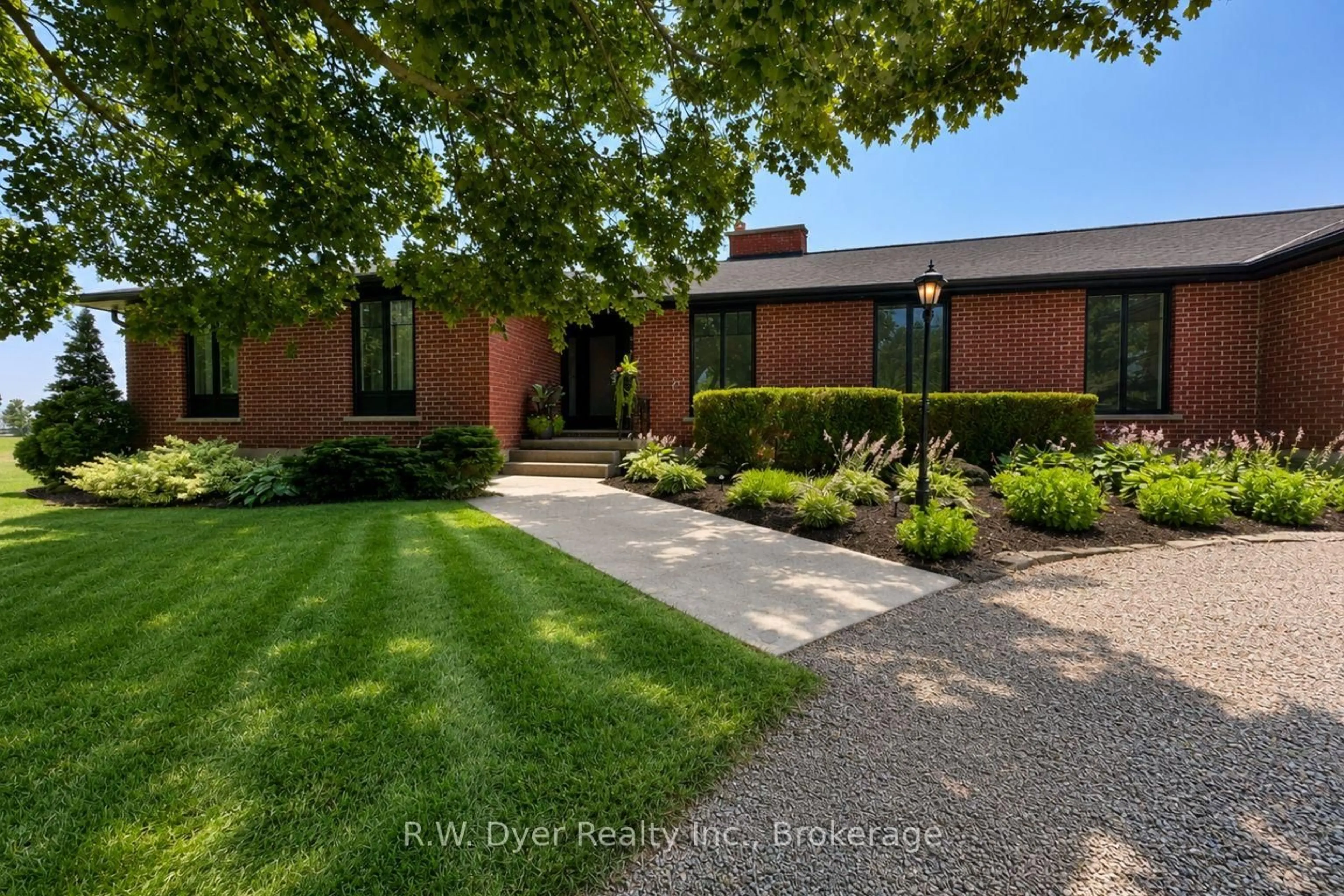 Home with brick exterior material, street for 282 German School Rd, Brant Ontario N3L 3E1
