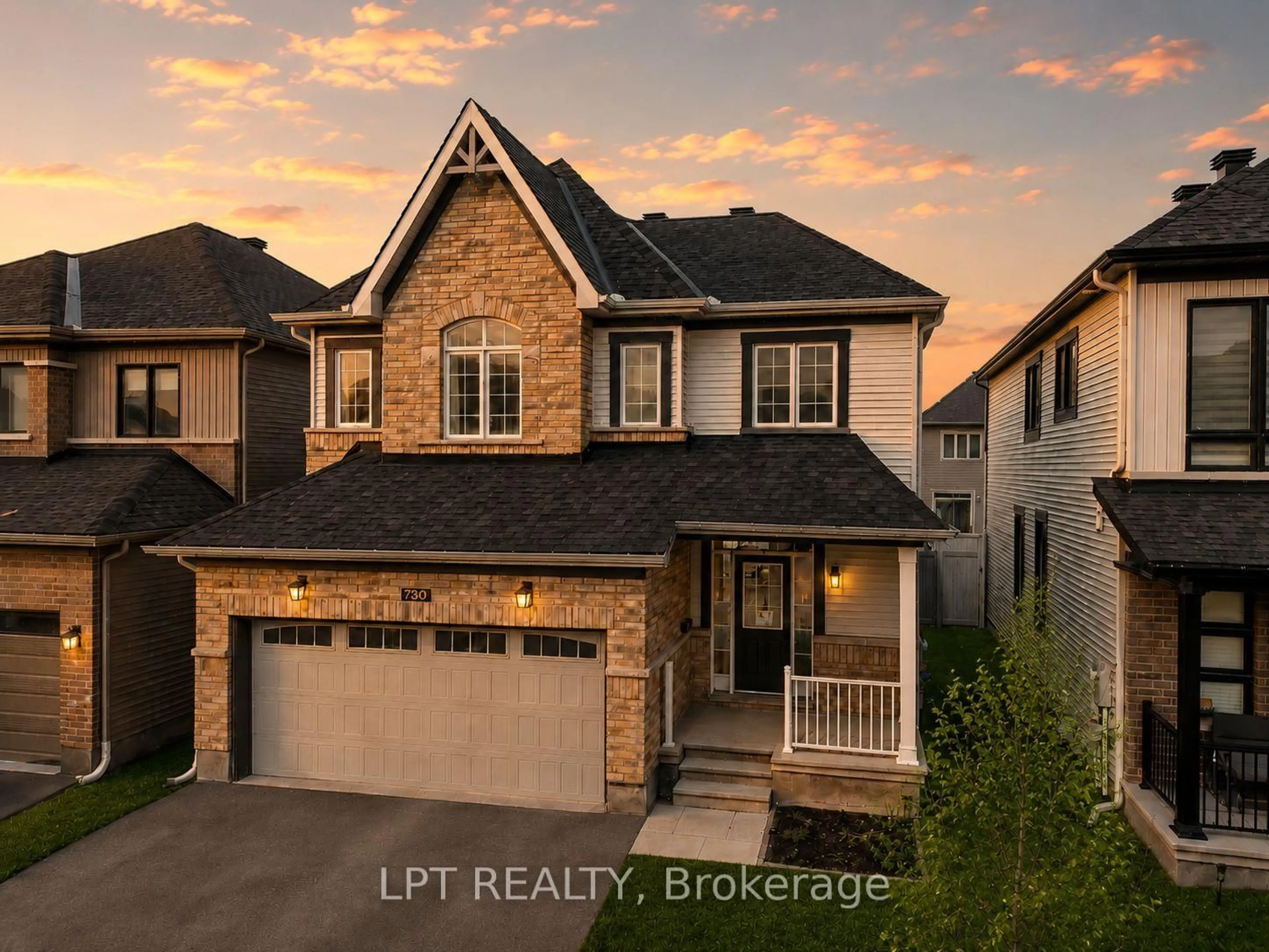 A pic from outside/outdoor area/front of a property/back of a property/a pic from drone, street for 730 Perseus Ave, Ottawa Ontario K2J 6V8
