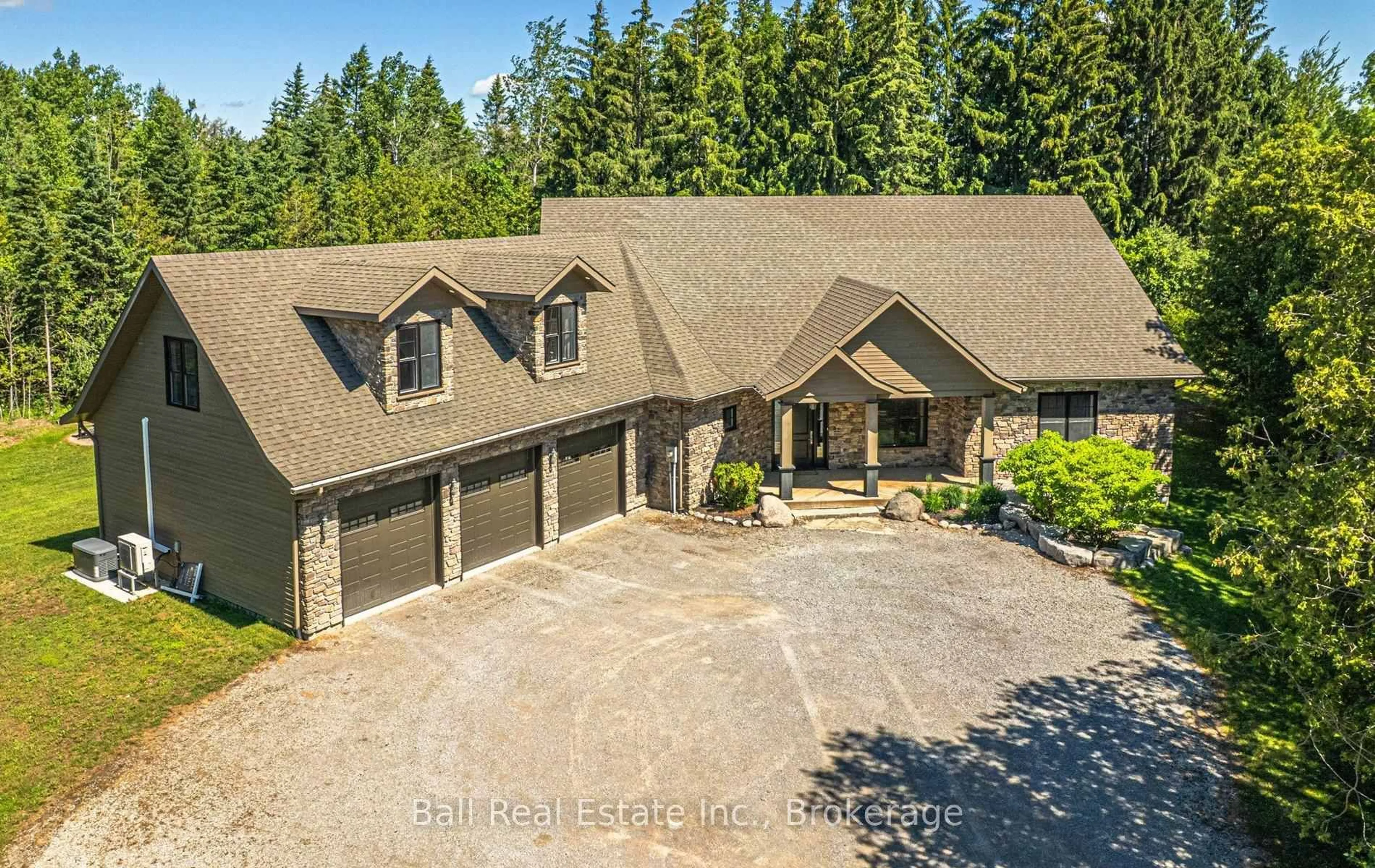 A pic from outside/outdoor area/front of a property/back of a property/a pic from drone, unknown for 1706 Larmer Line, Cavan Monaghan Ontario L0A 1C0